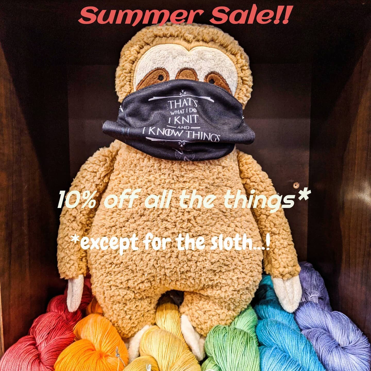 Summer Sale!!! Don't miss out on our 4th of July Sale, which is on right now!! From now through midnight on Sunday, July 5, *10% off everything*, both in the store and our online shoppe! If you decide to shop online, just use the code JULY10 to get t