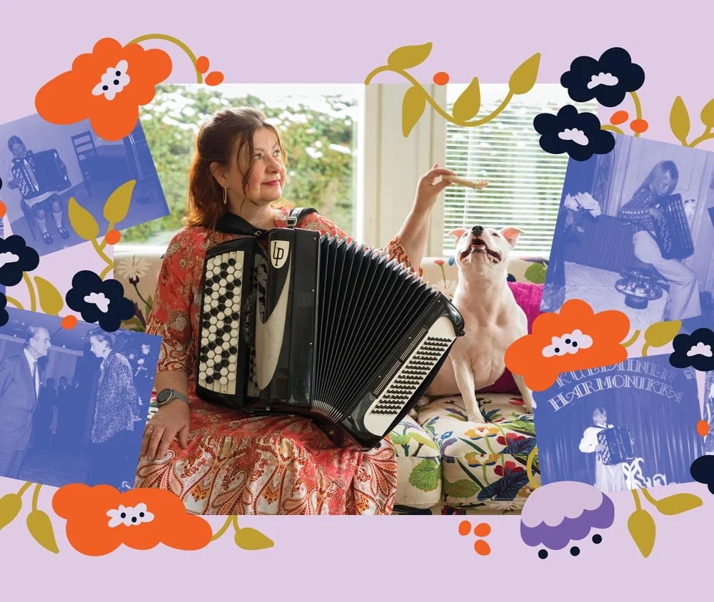  Harmonikkataiteilija Maria Kalaniemi Musiikkimuseo Famessa nähtävään Suomen musiikin kunniagalleriaan 2024