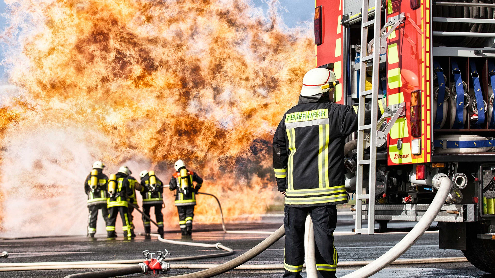 Flughafen-Feuerwehr / Businessfotografie