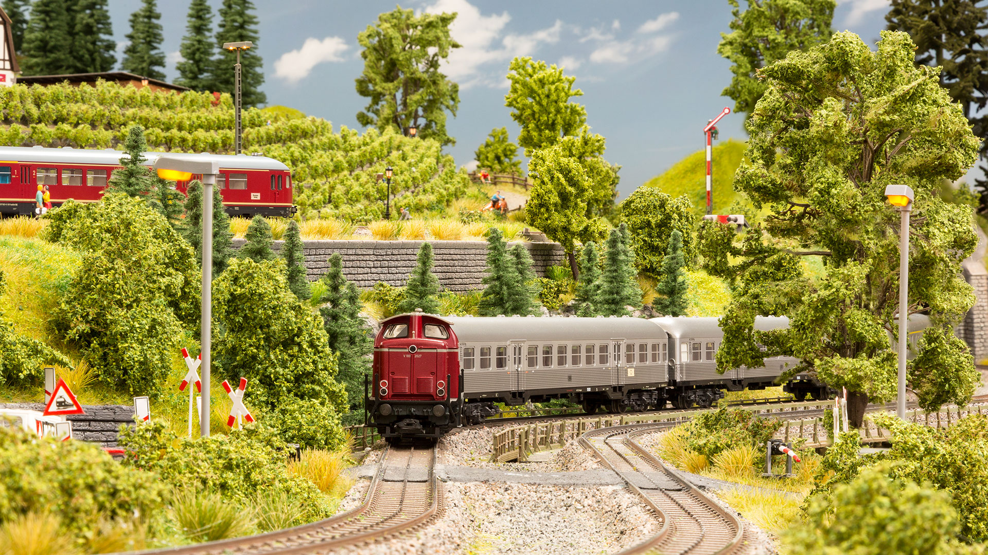 2 Quadratmeter Modellbahn / Spielzeugfotografie