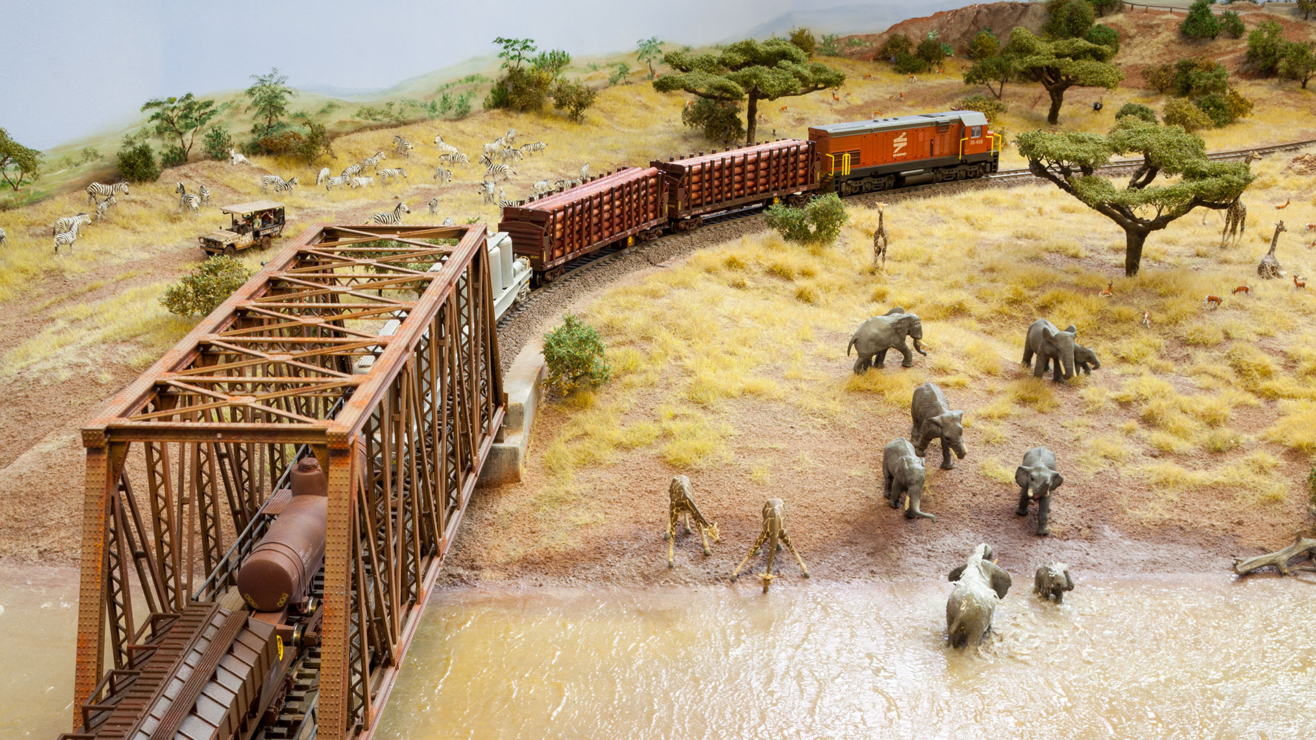 South African Railways / Modelleisenbahn Fotografie