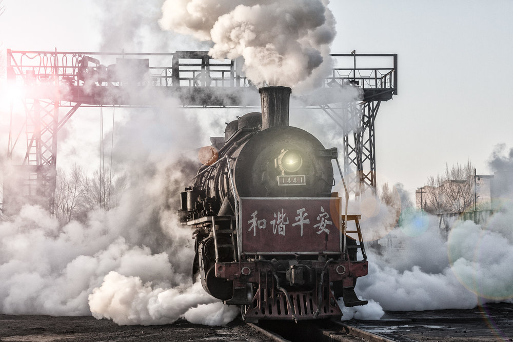 Chinas letzte Dampflokomotiven — Wisckow Fotodesign