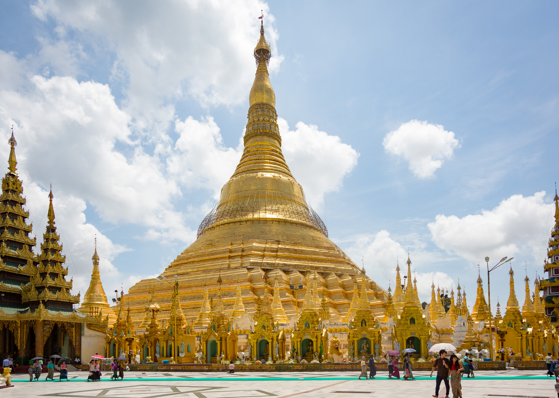 die Shwedagon Pagode