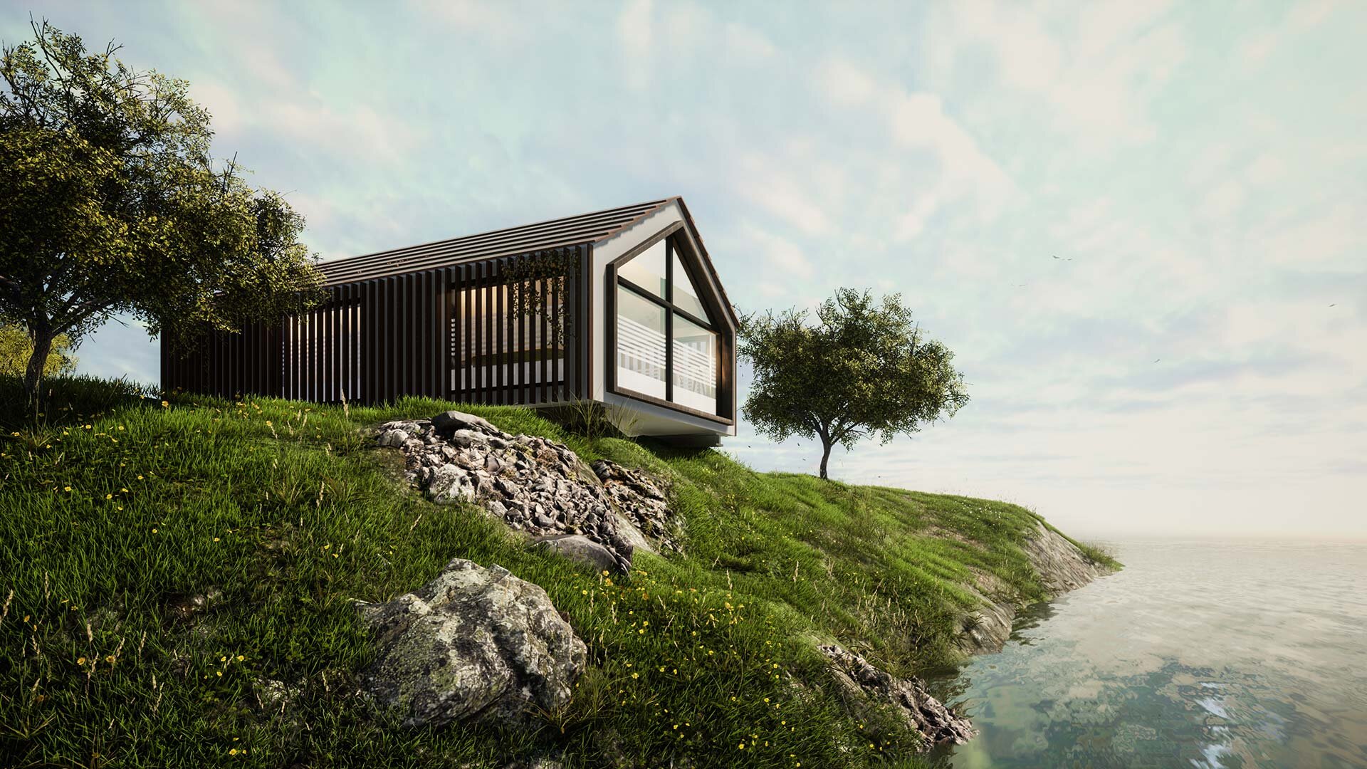 Das Haus am See / Architektur Visualisierung