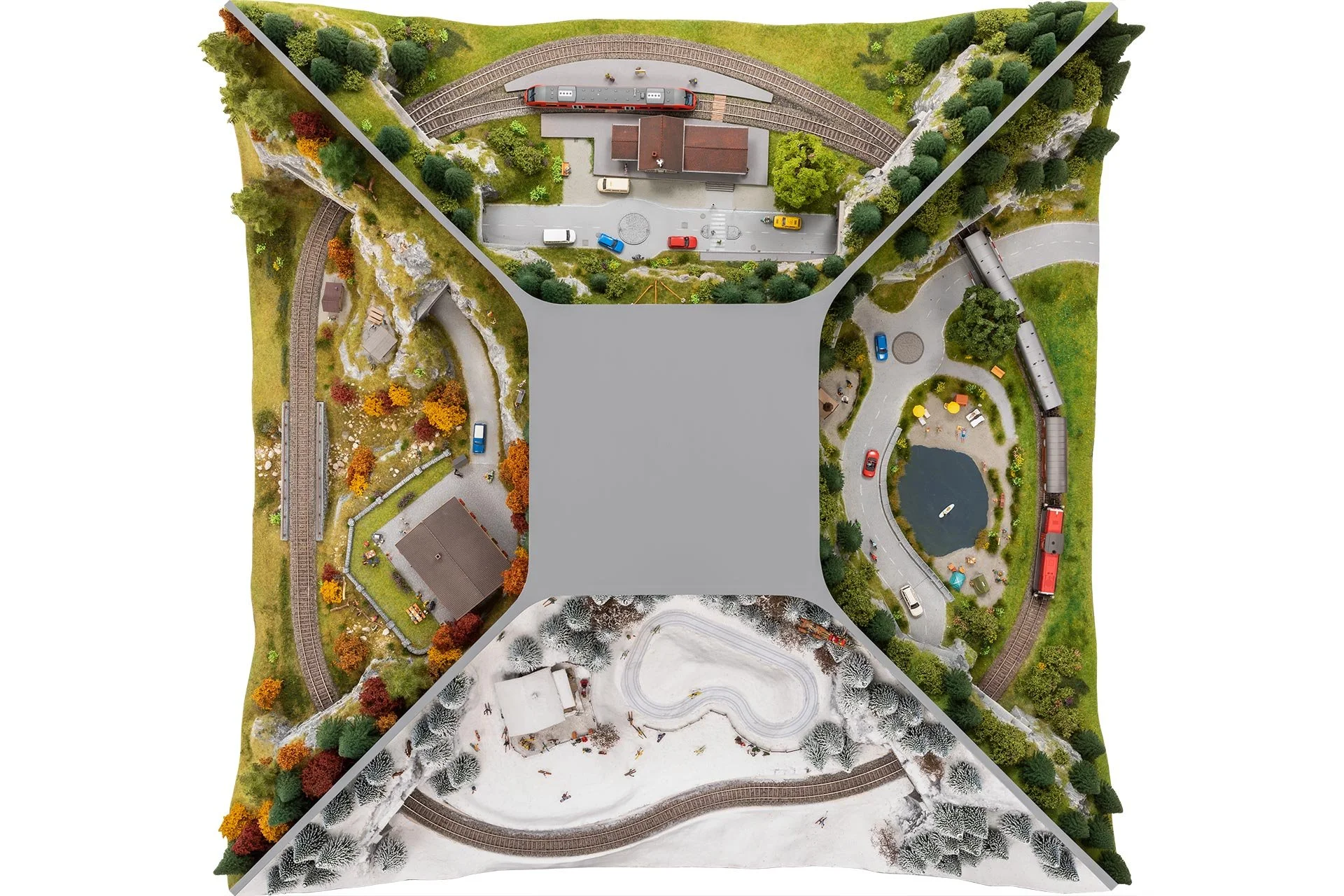 4-Jahreszeiten / Modellbahnfotografie