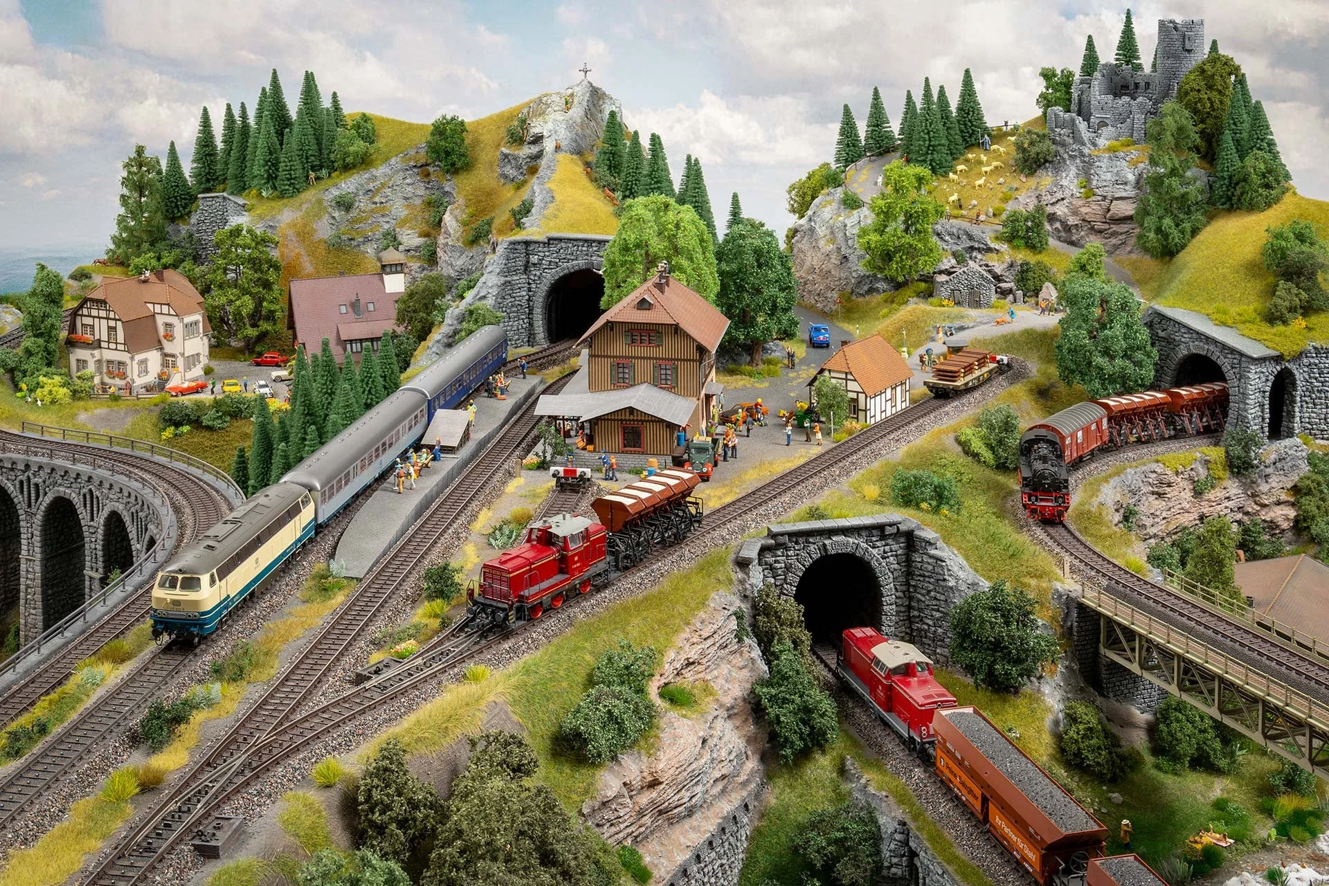 Modellbahn auf wenig Platz / Modellbahnfotografie