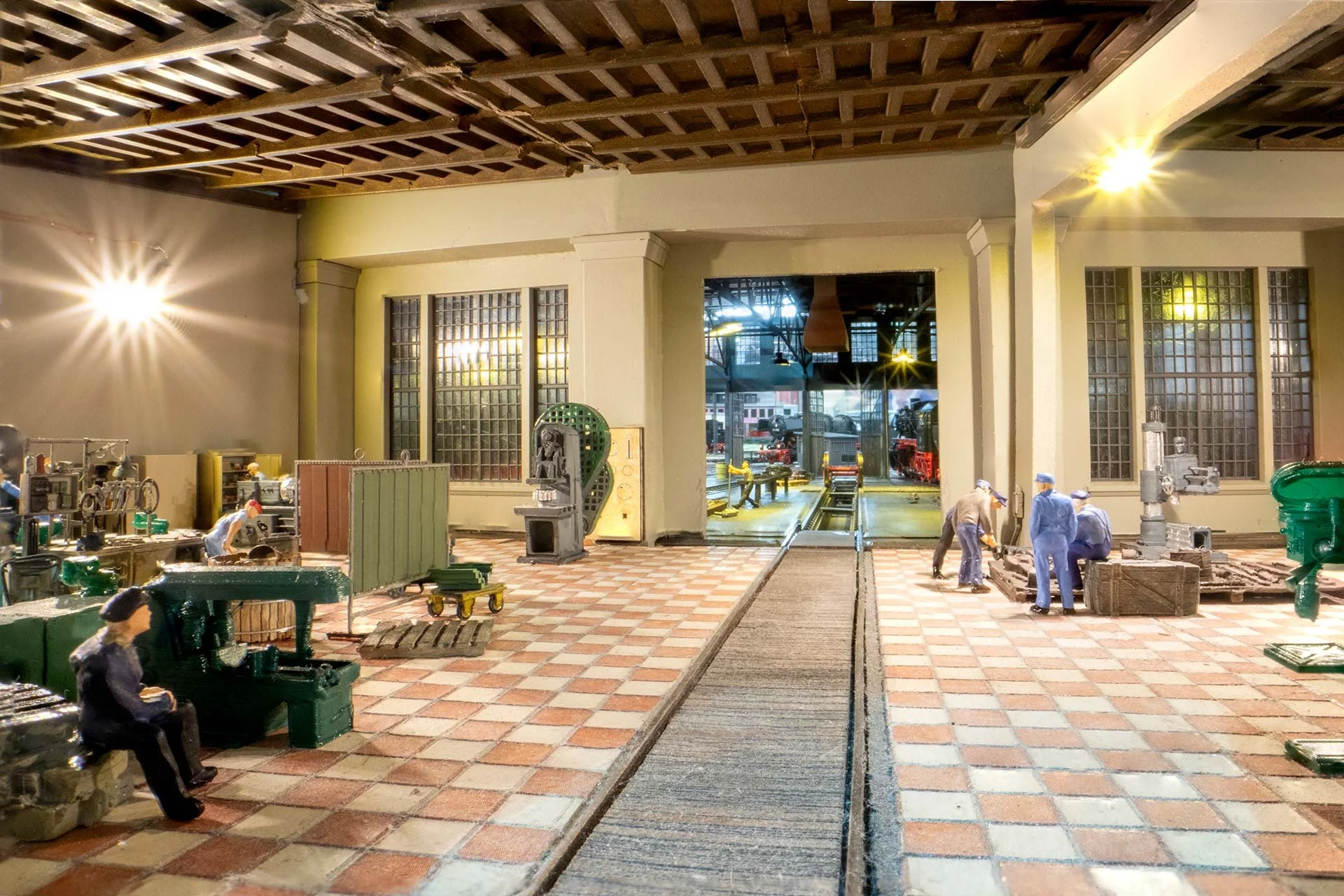 Die Werkstatt / Modellbahnfotografie