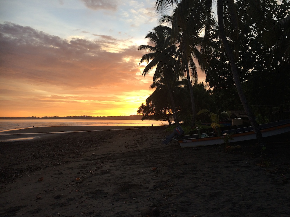 Island sunrise.