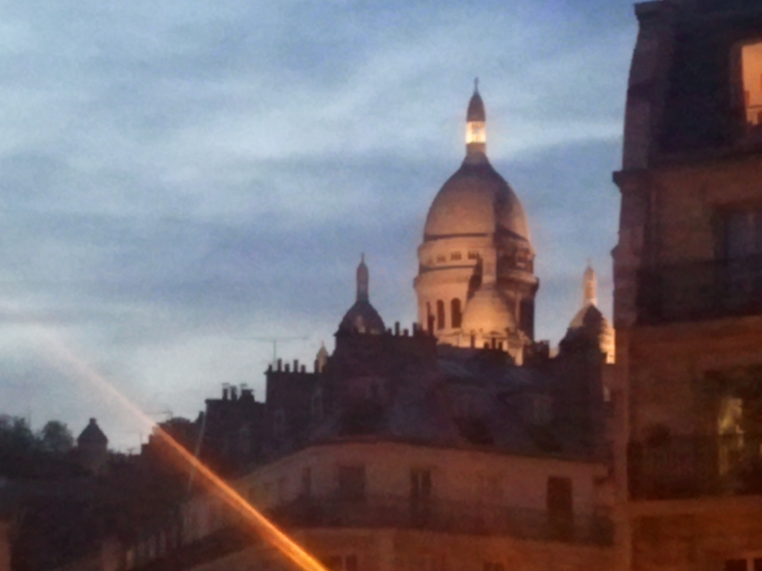 View of Sacre Coeur in Paris