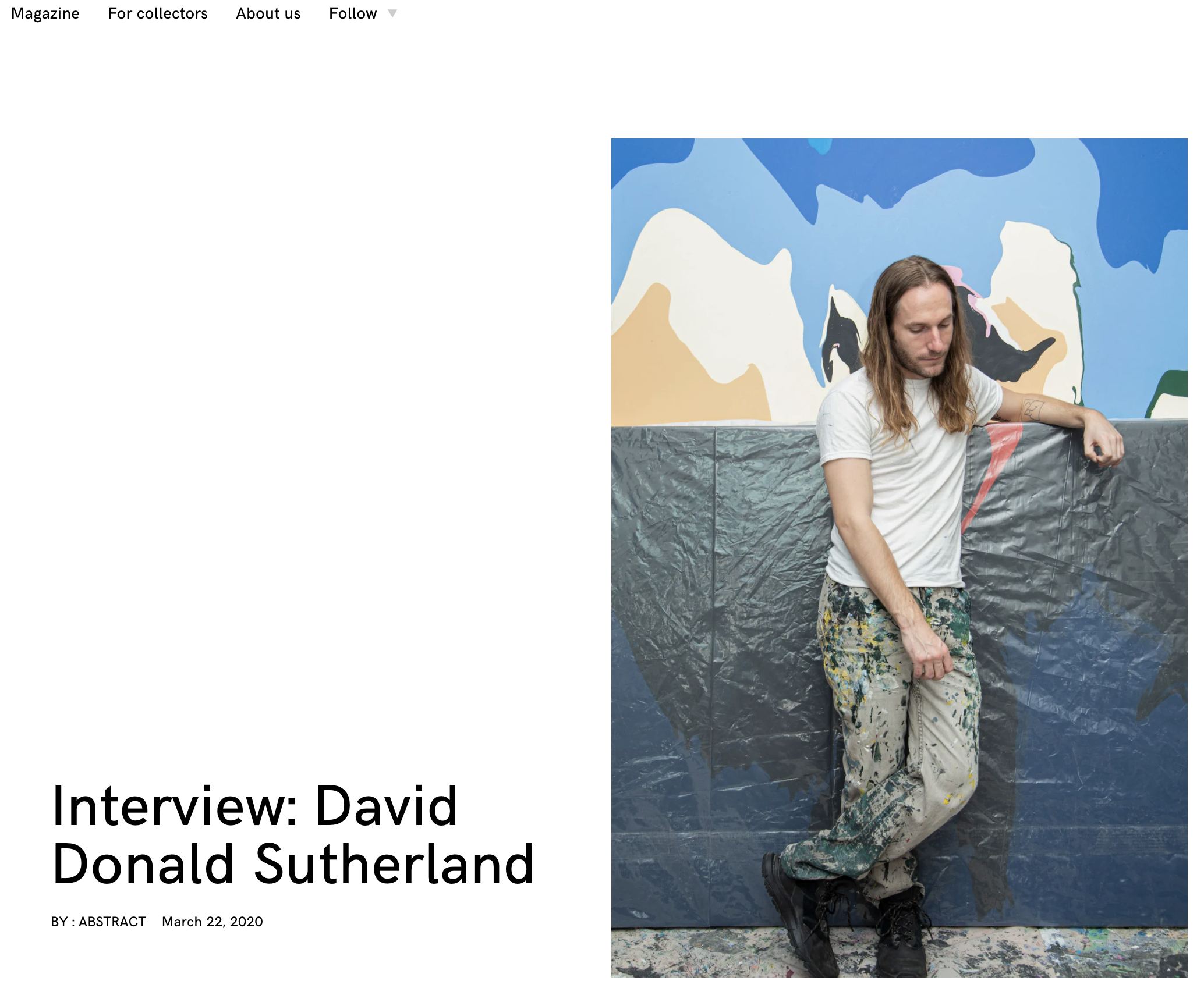 Abstract Mag: Interview