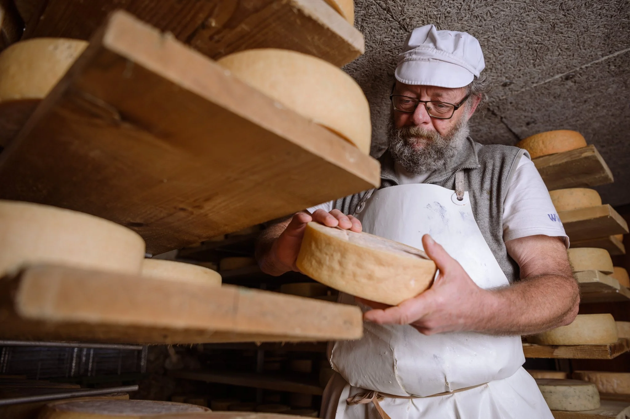Luc Rempe, éleveur de brebis et fromager à Vaulion