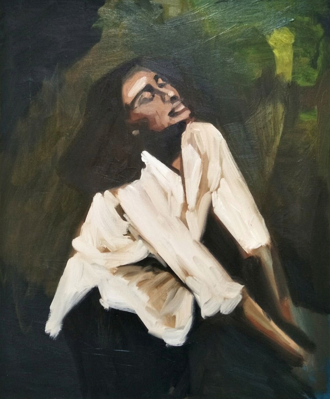 The ecstasy tree no.2 , 2017, oil on canvas.
