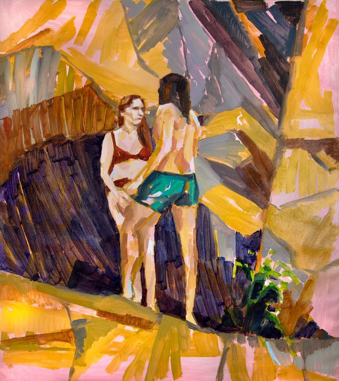 The golden hour, oil on linen, 126x106cm, 2020.jpeg