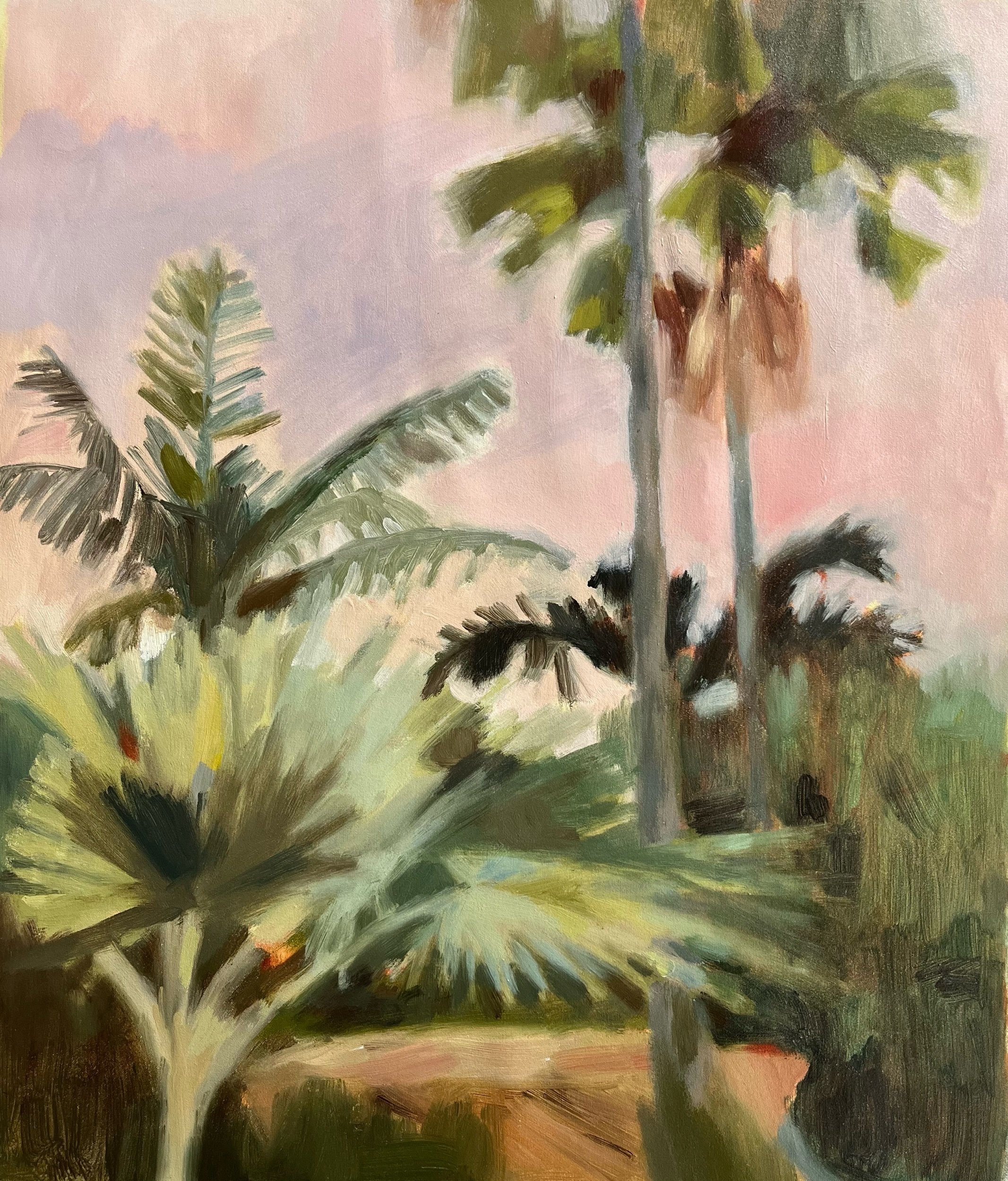 Palms and boat (2022)