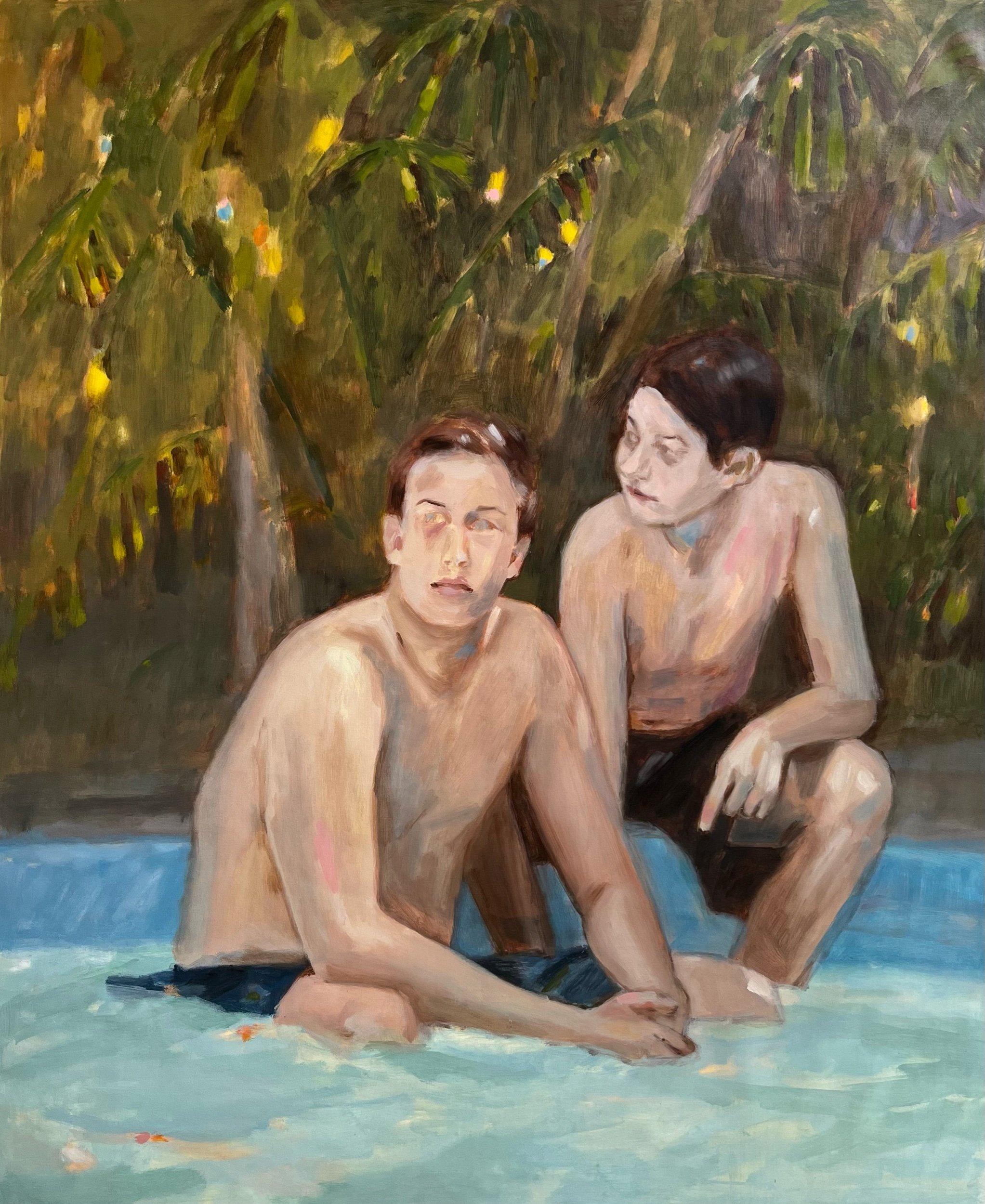 Two brothers in pool (2022)