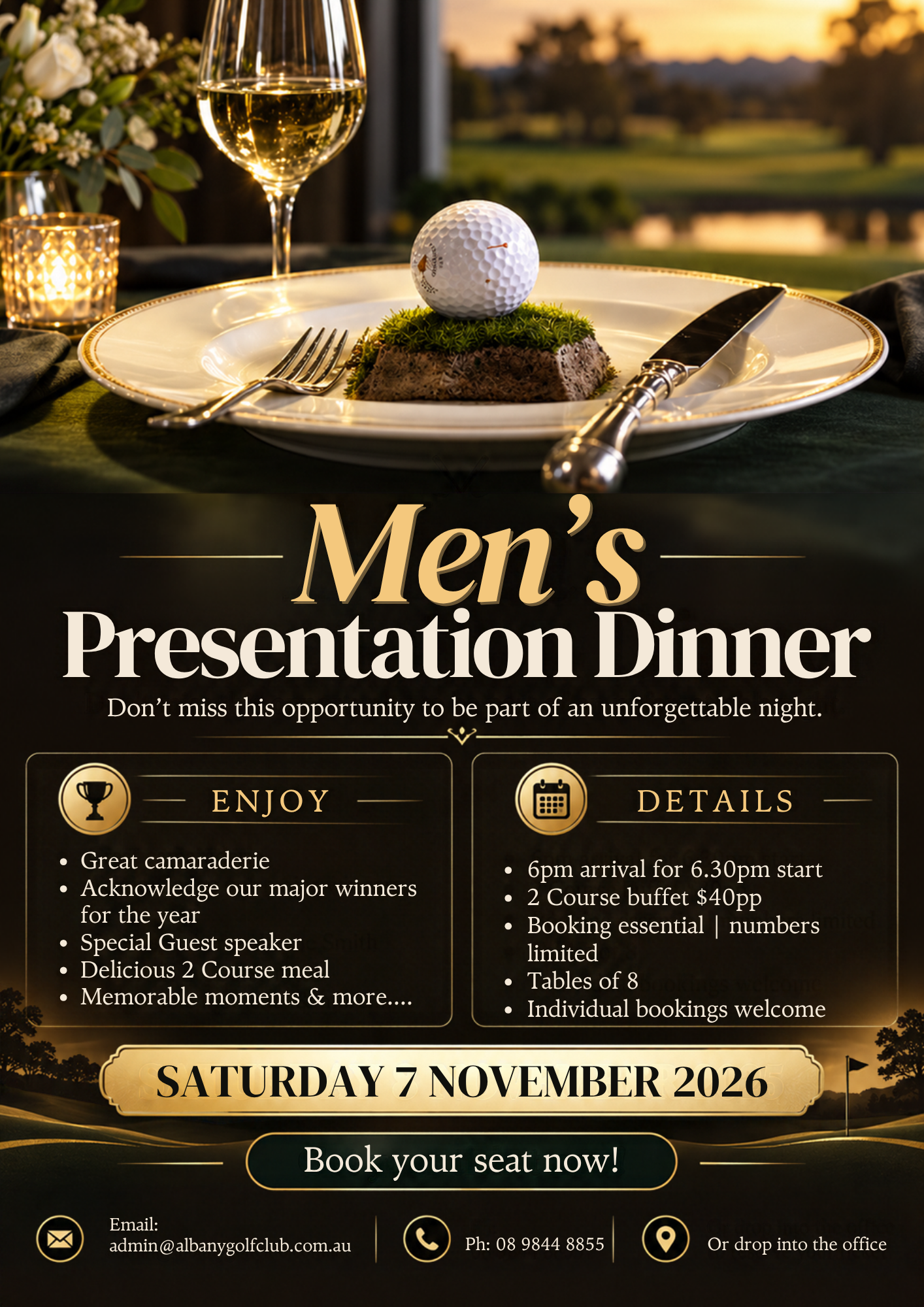 Men's Presentation Dinner