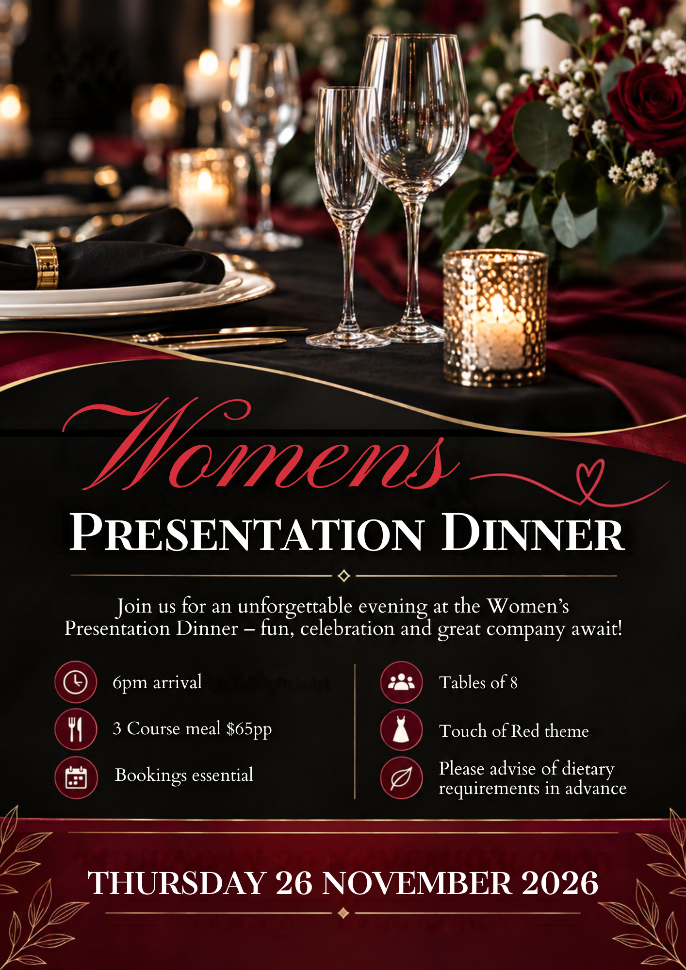 Women's Presentation Dinner