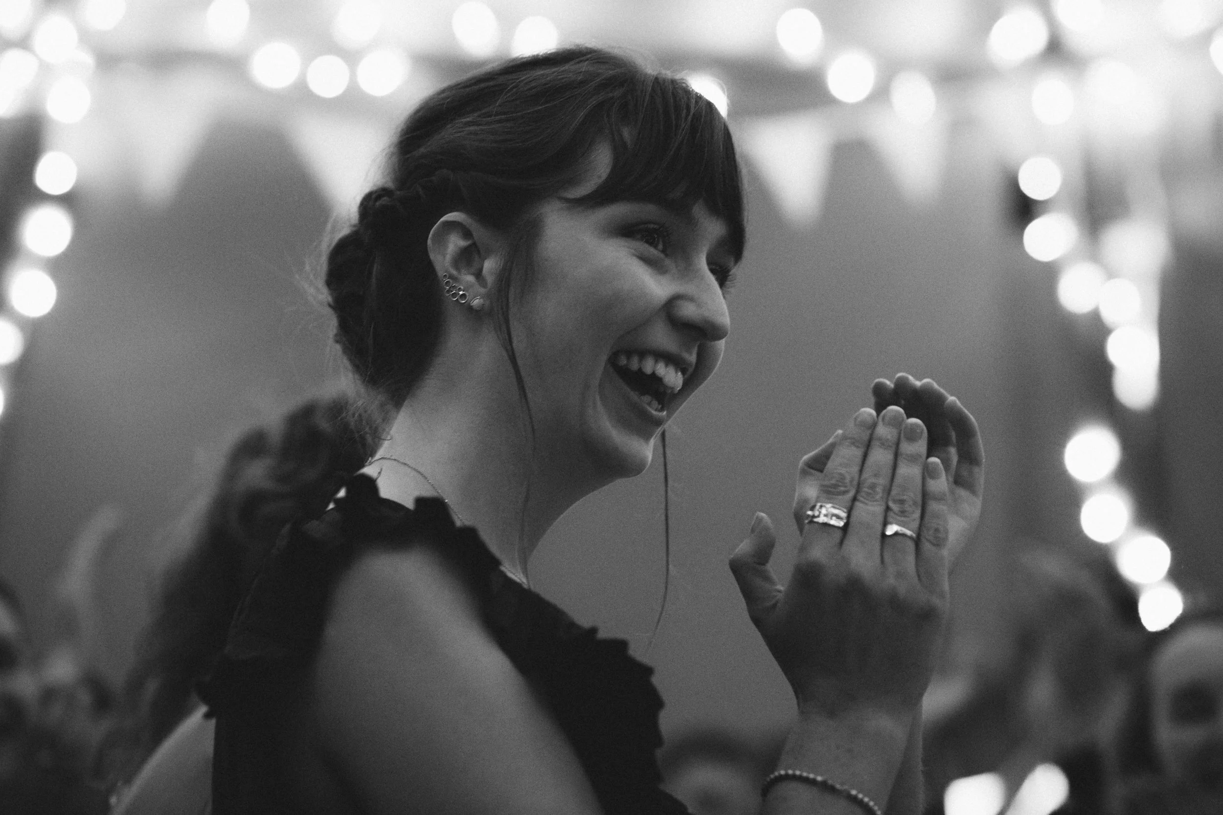 alternative reportage moments captured of the speeches in black and white