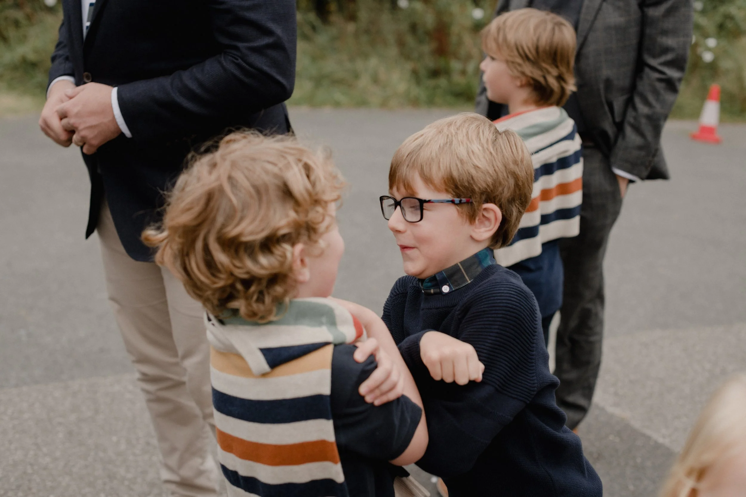 children playing around and having fun