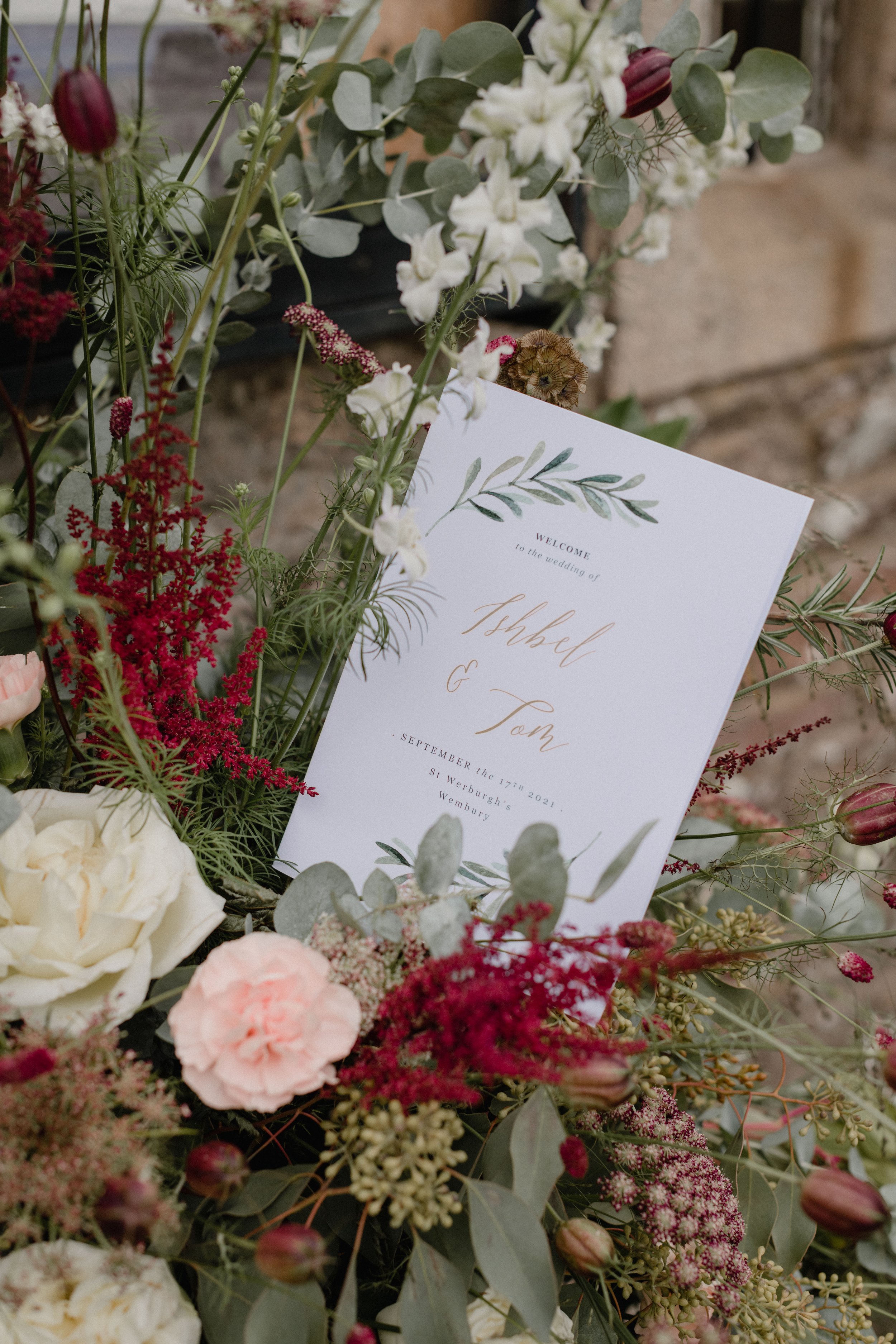 autumnal wedding invitation inspiration