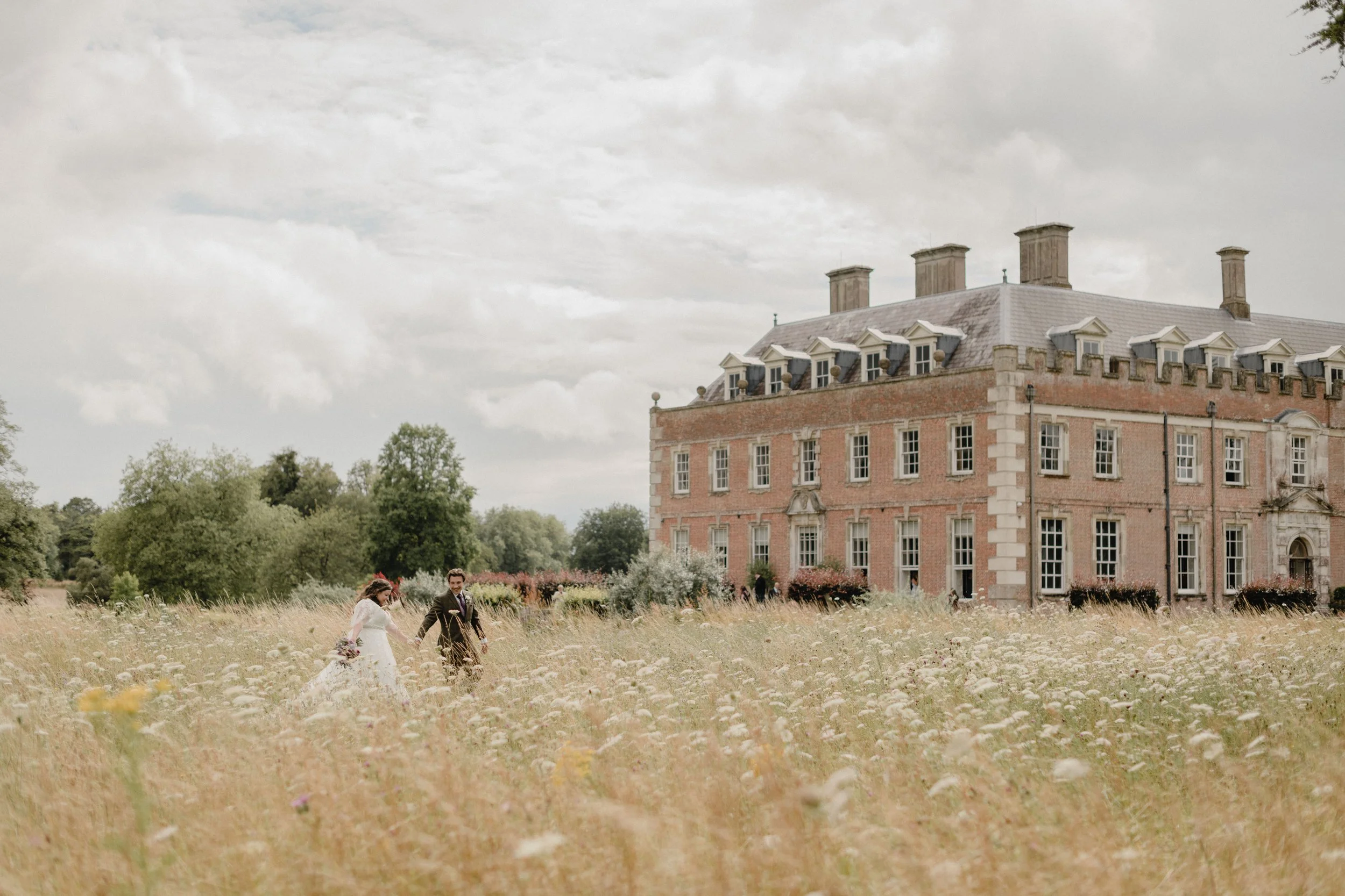 the summer meadow at st giles house in Dorset