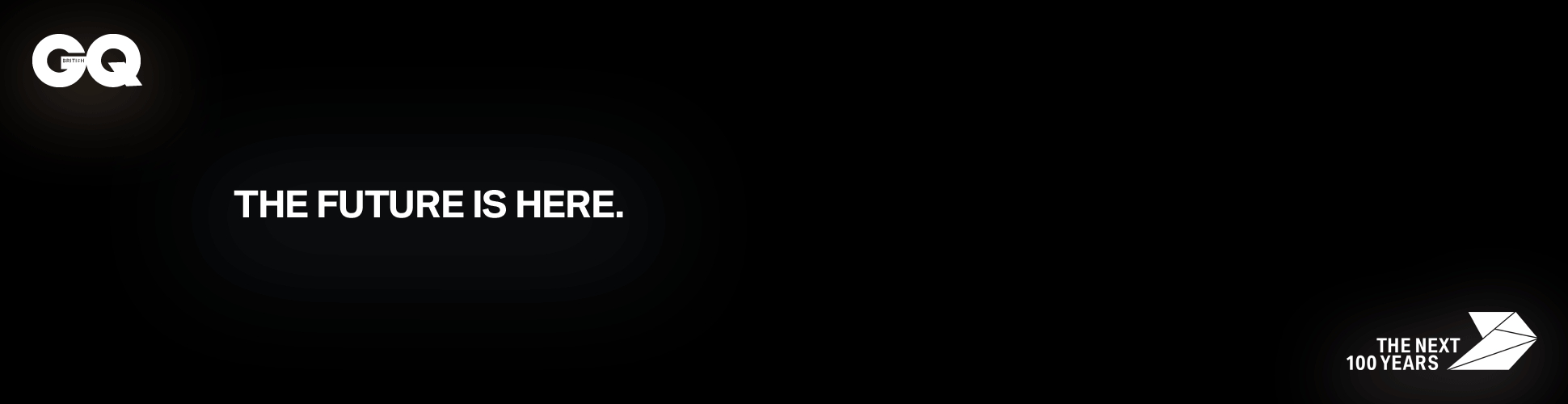 Teaser billboard banner on GQ website