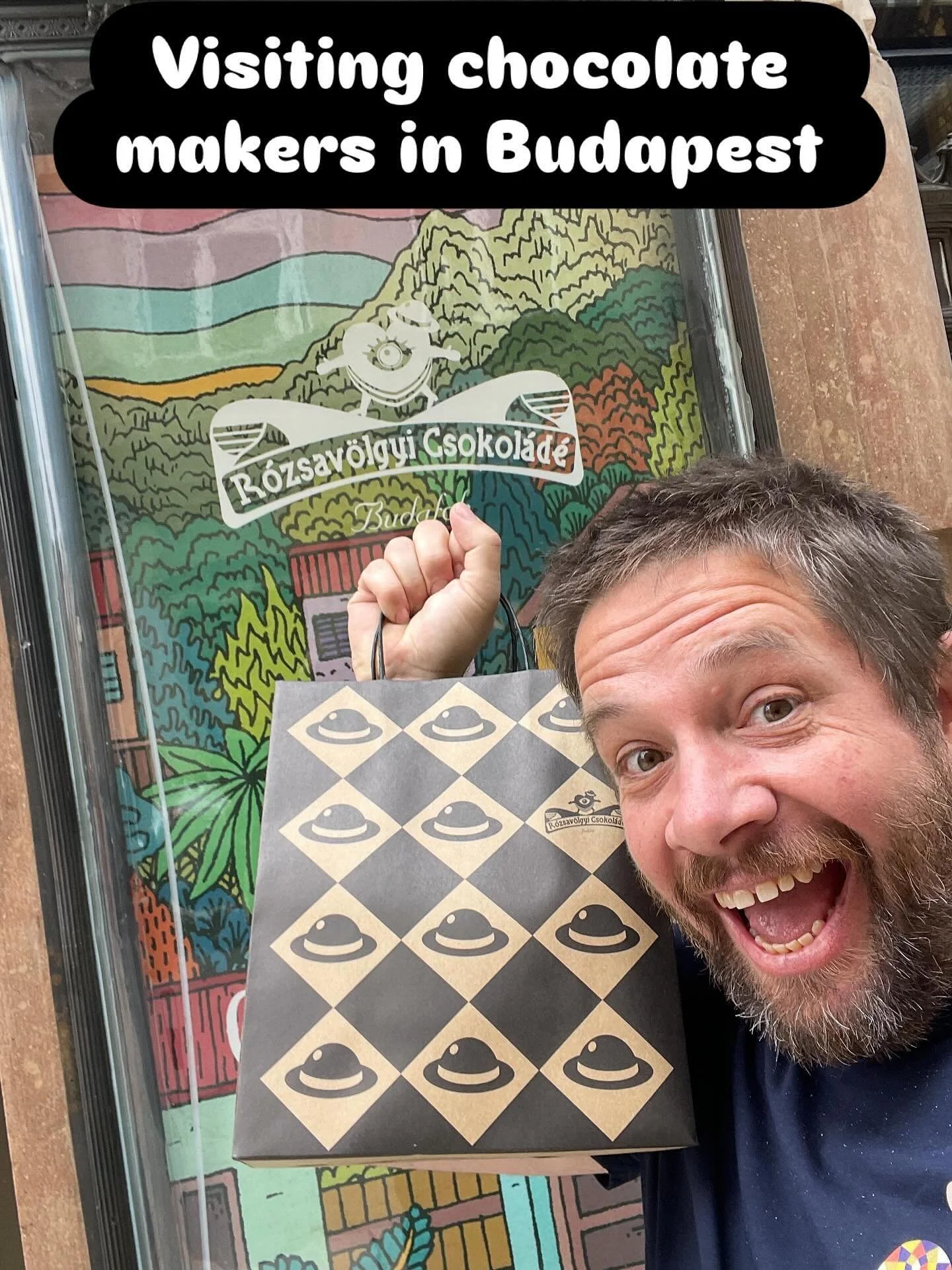 Visiting Budapest for the day with a quest for chocolate 🍫

I&rsquo;ve been following @rozsavolgyi_csokolade for as long as I&rsquo;ve been making chocolate. I love their artwork and their bars. It took me more than 12 years, but here we are.