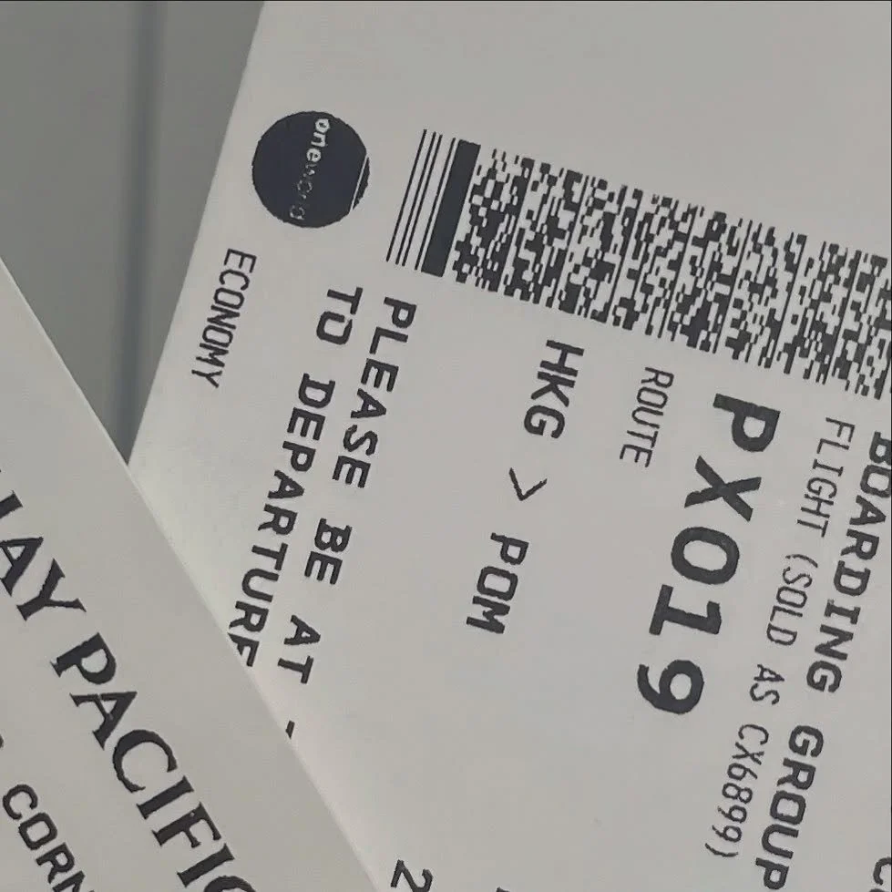 Cacao adventure time. Flying to the other side of the globe to meet cacao farmers.

PNG here we come