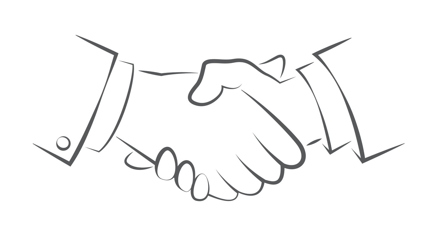 Handshake symbolizing SpeakToYourMind flashcard app is trustworthy
