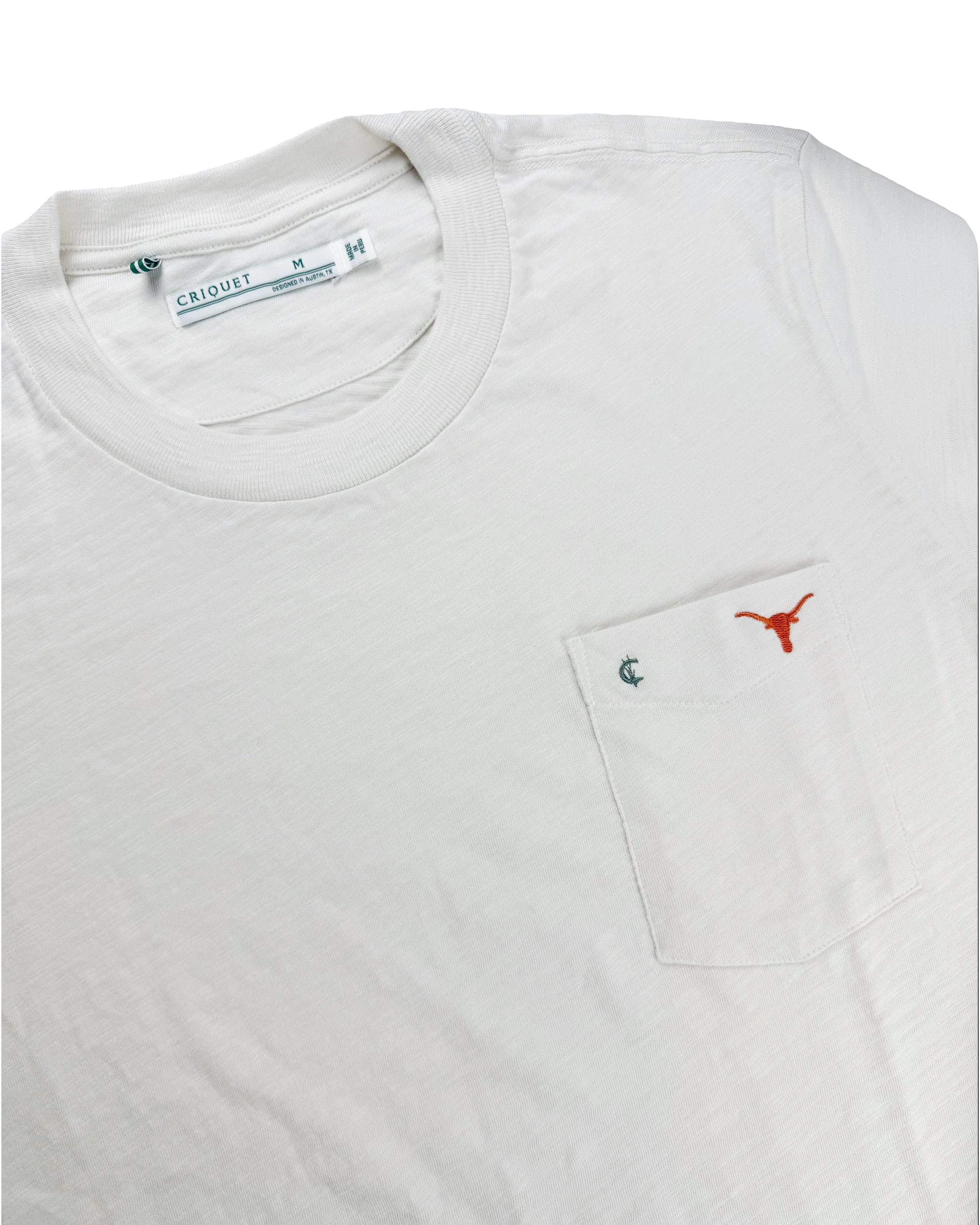 Criquet Slub Cotton Short Sleeve Tee