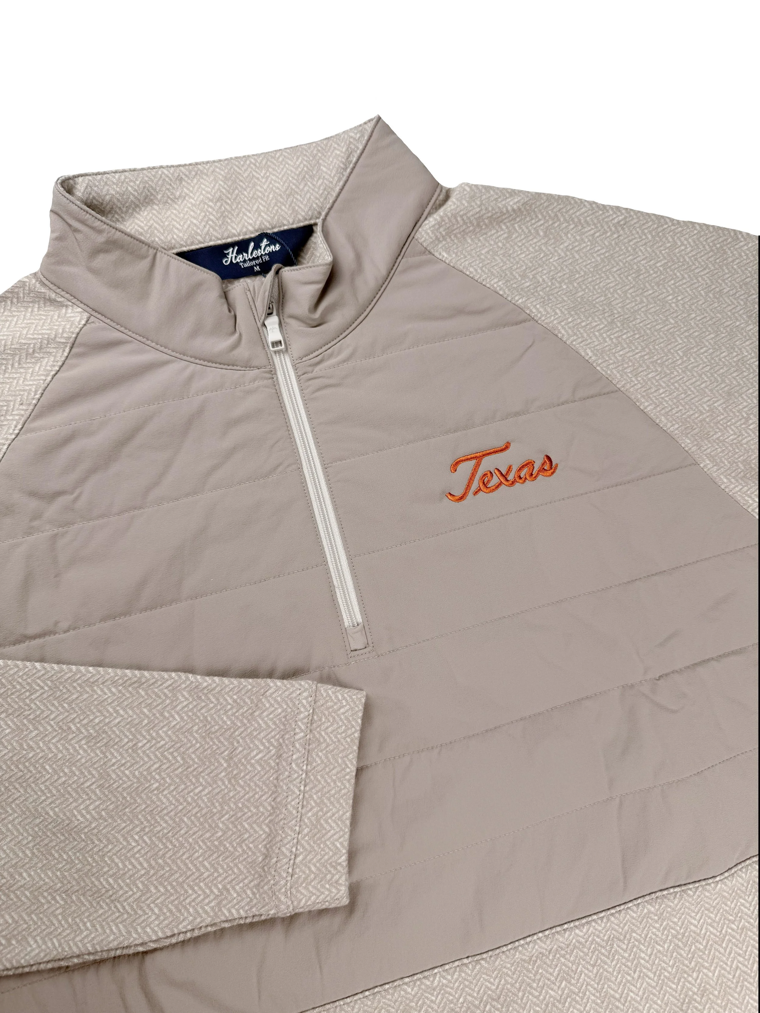 Harlestons Traveler Herringbone 1/4 Zip