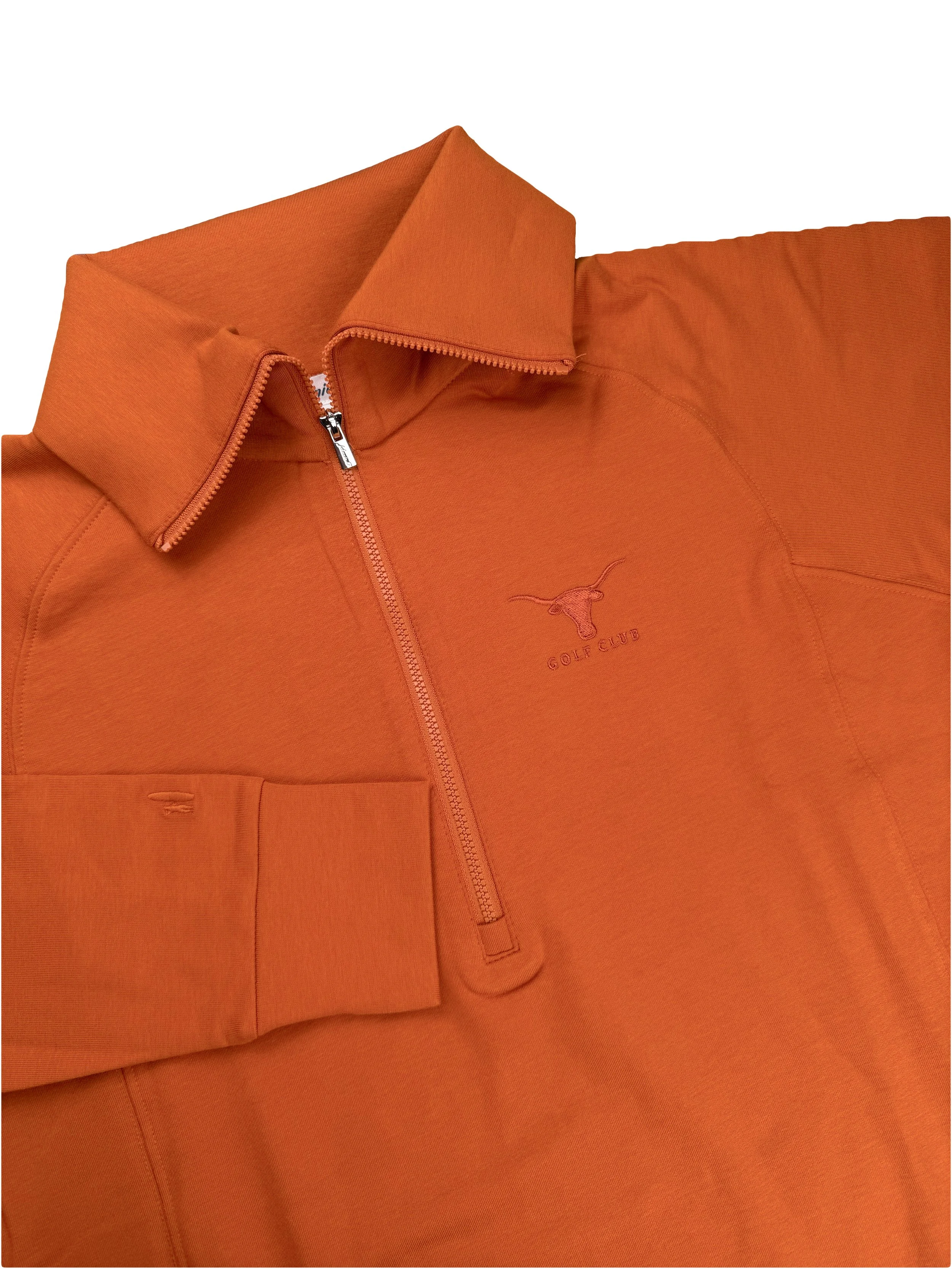 Johnnie-O Burnt Orange Eliza 1/4 Zip