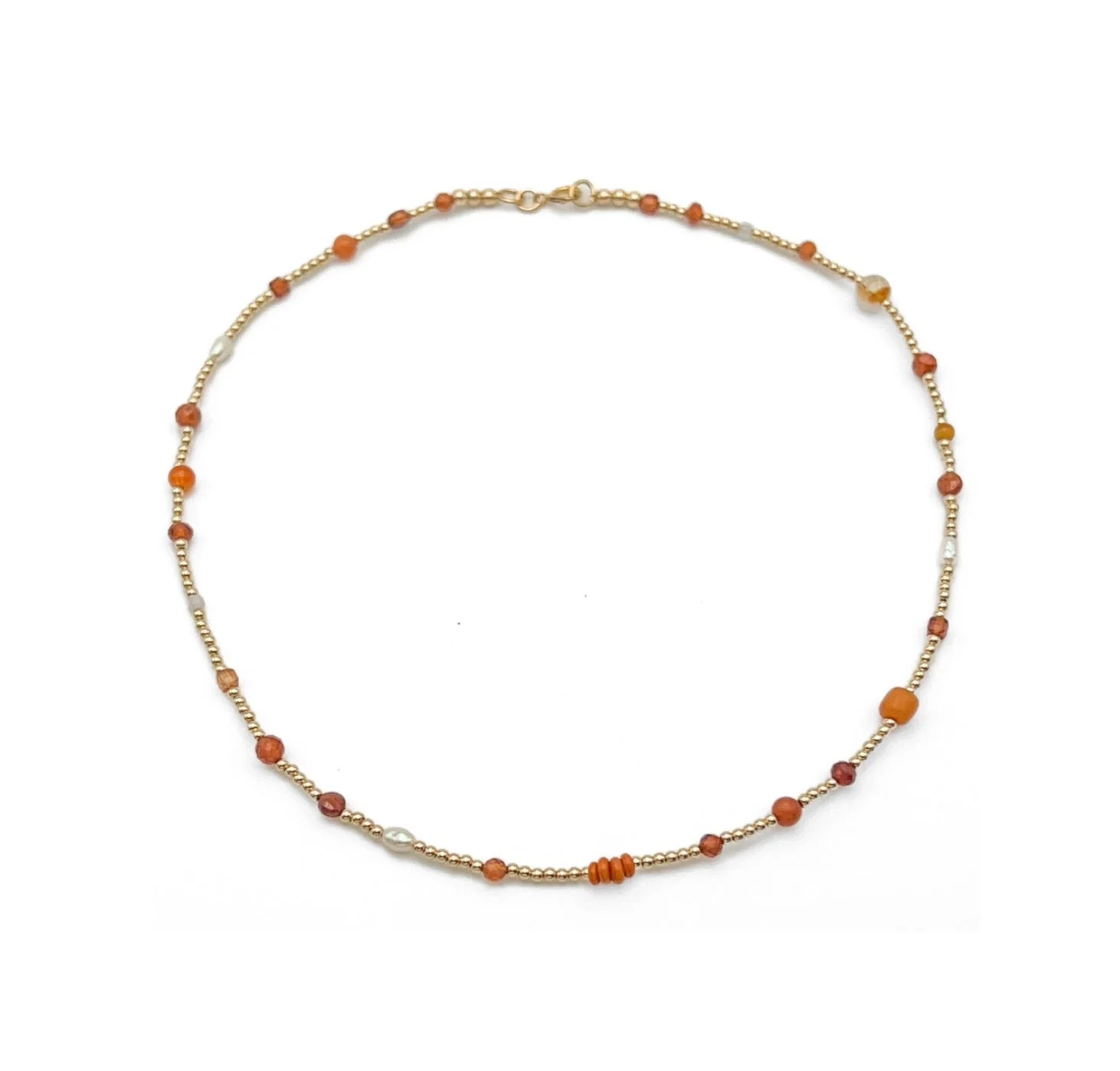 Kate Meraki Burnt Orange Isla Necklace