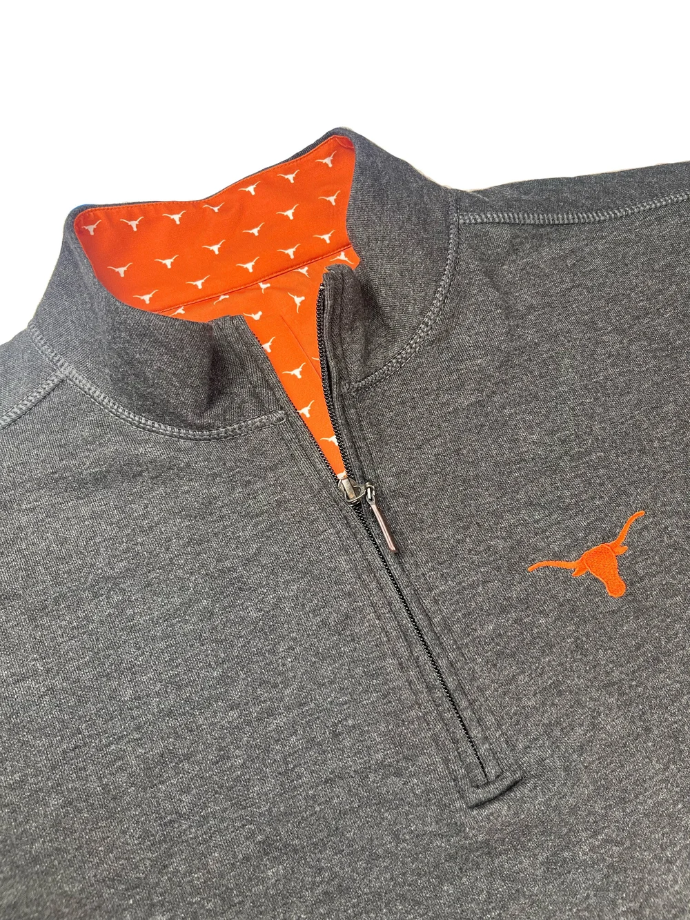 Horn Legend Cotton Melange Pullover — The University of Texas