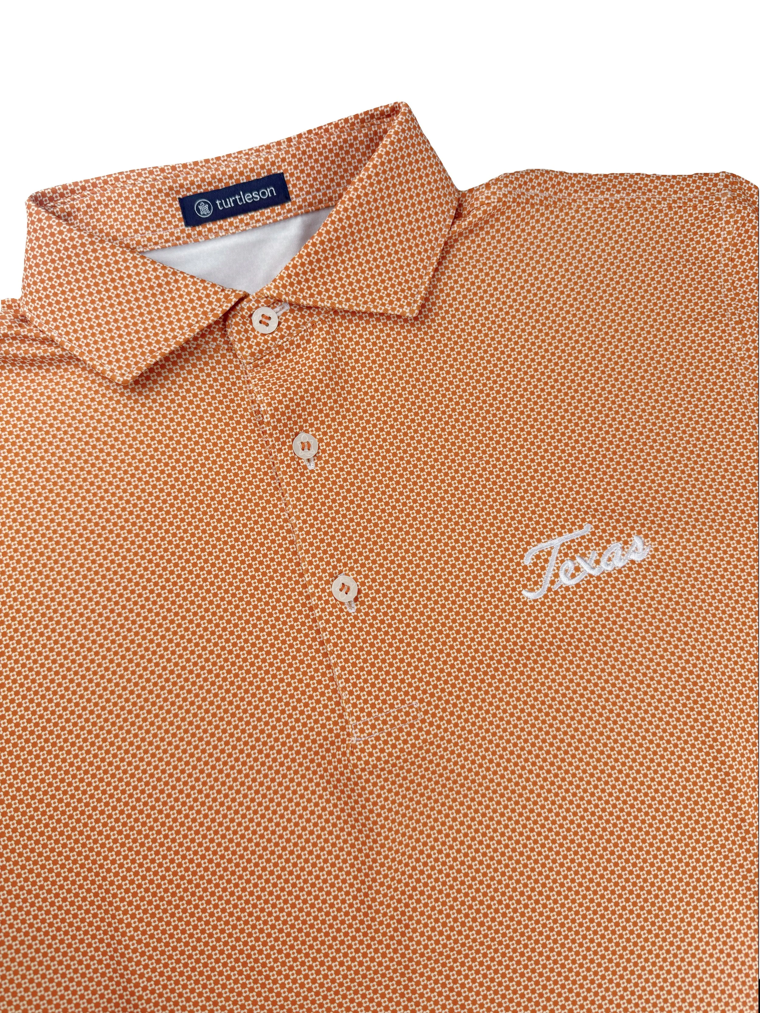 Turtleson Burnt Orange Grady Polo