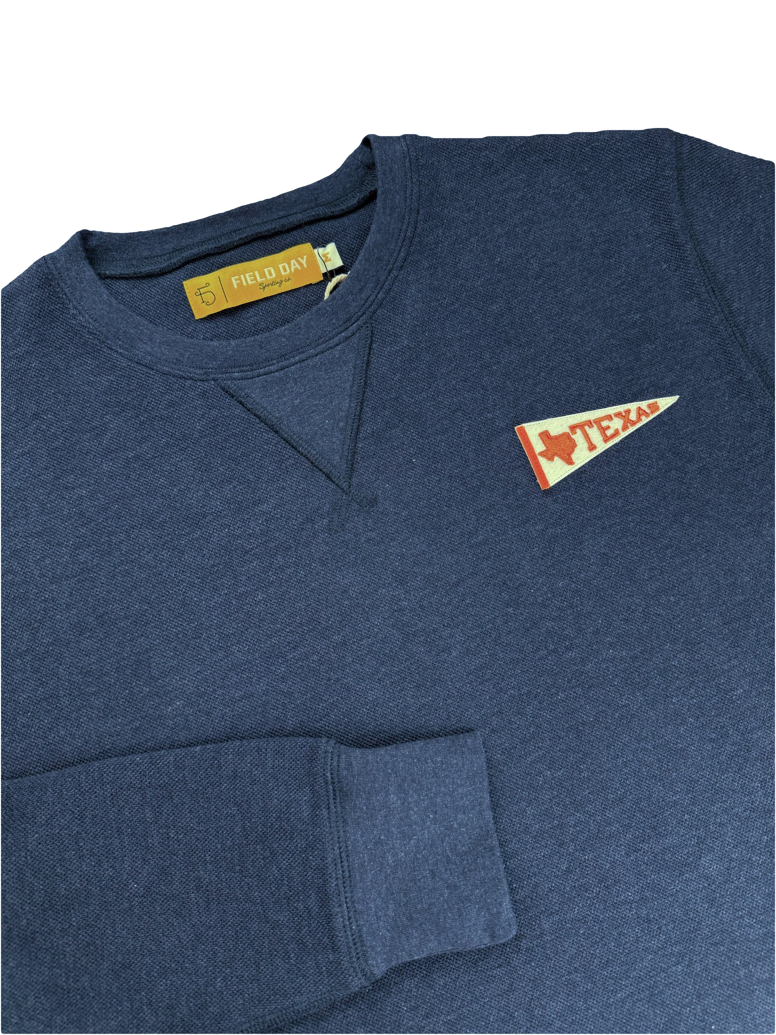 Field Day Texas Pennant Flag Patch Crewneck