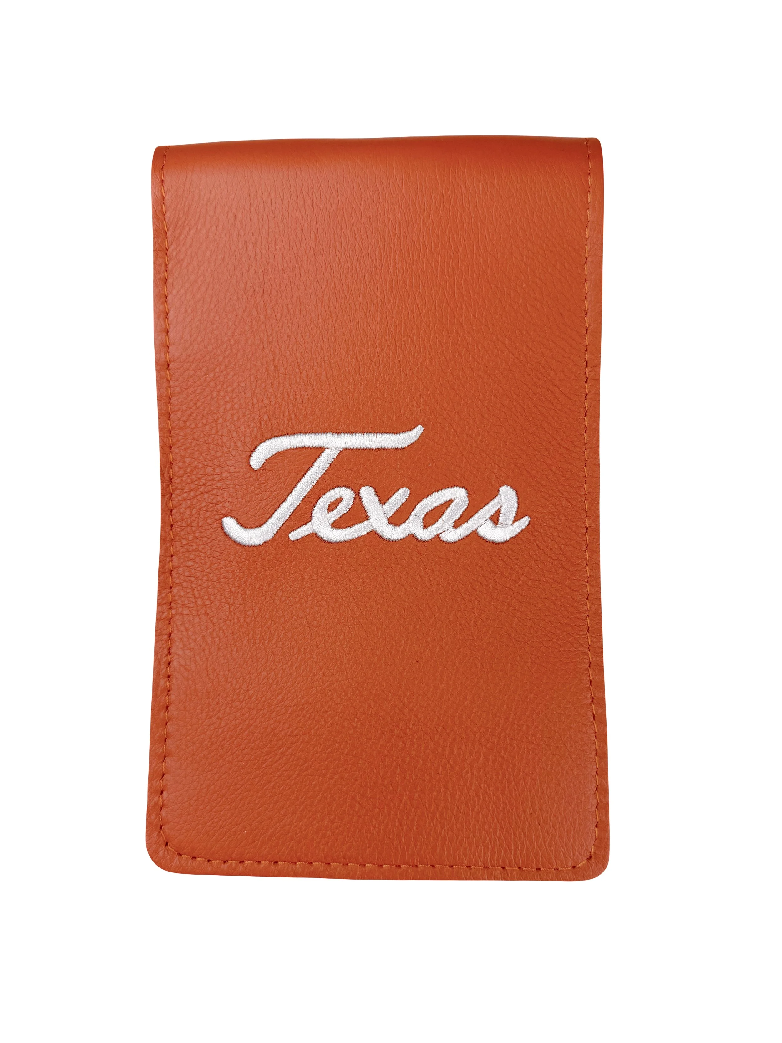 EP Burnt Orange Texas Script Yardage Book Holder