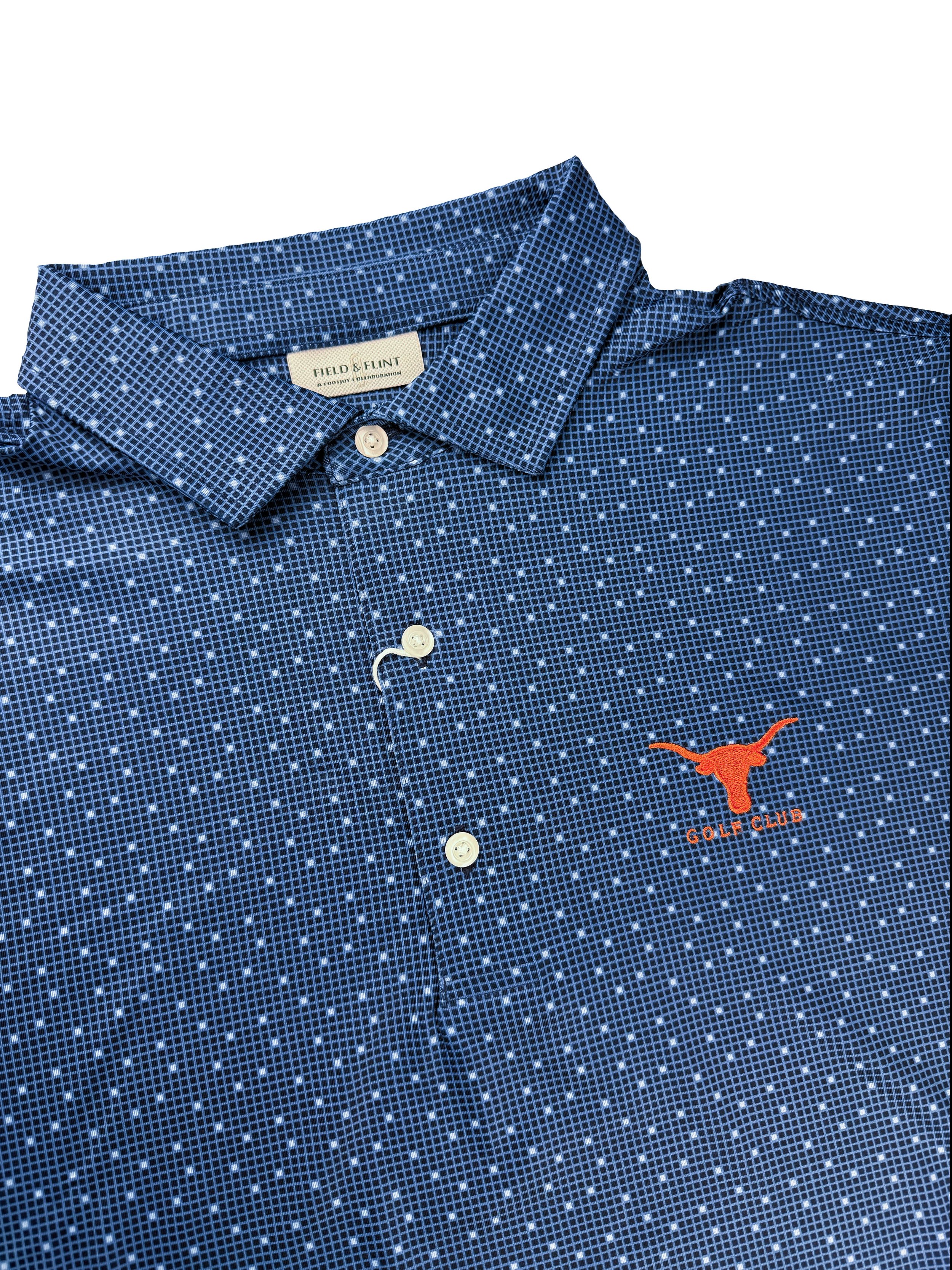 Field & Flint Tossed Grid Geo Polo