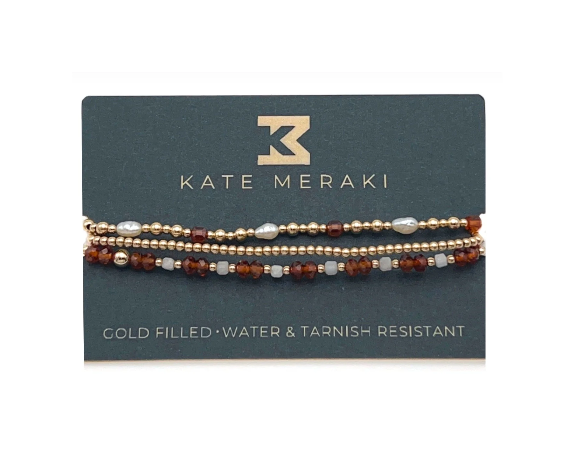 Kate Meraki Burnt Orange Birdie Bracelet Set