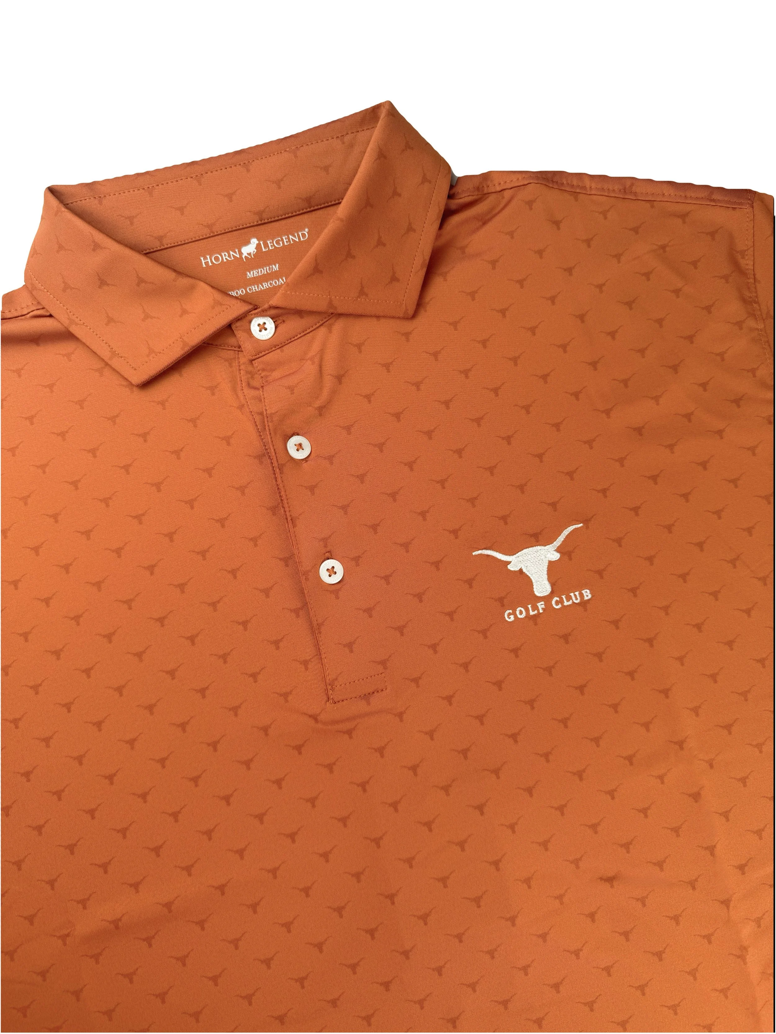 Horn Legend Burnt Orange Pride Polo
