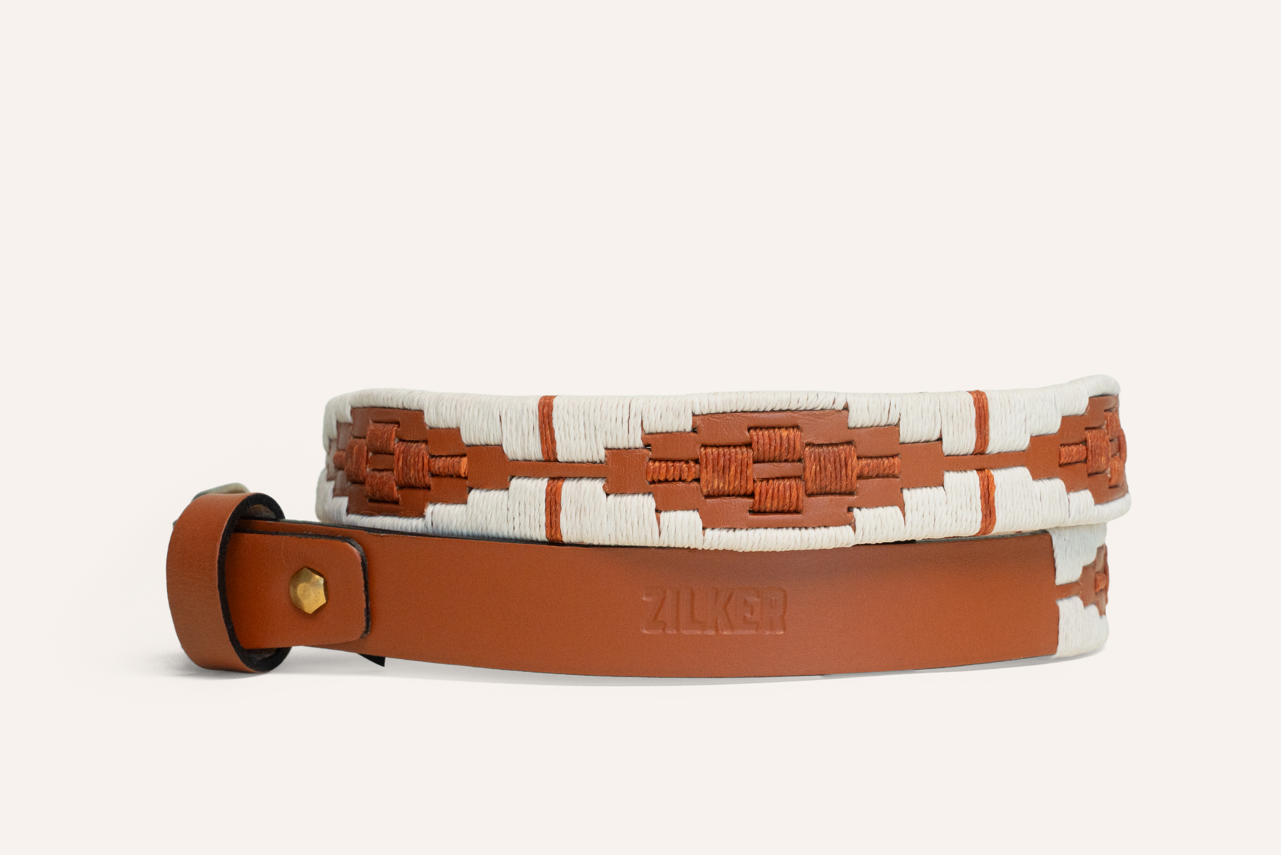 UT Austin Women’s Belt University of Texas Needlepoint Life Belt (Burnt Orange  main image 2