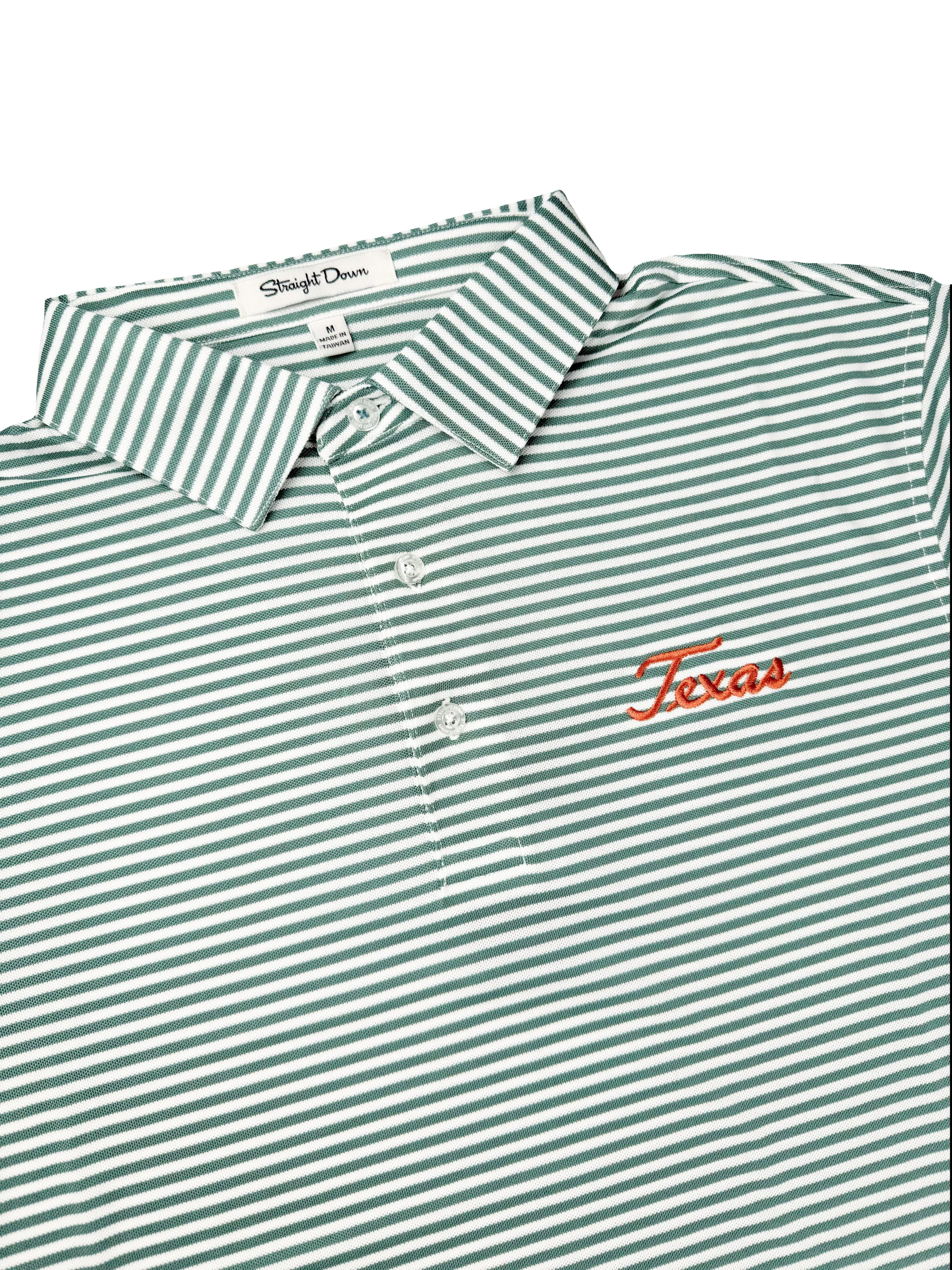 Straight Down Del Mar Stripe Polo