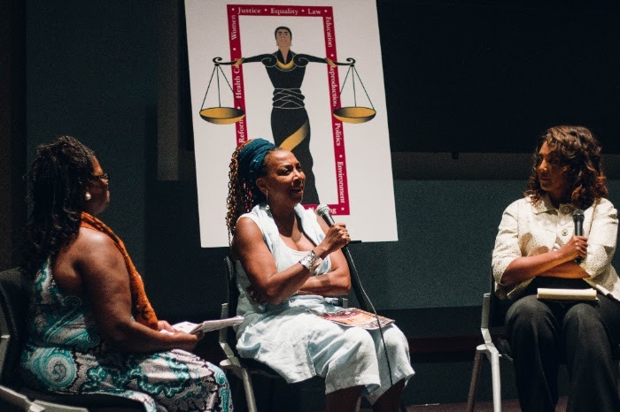 Kimberlé Crenshaw, Co-Founder & Executive Director of AAPF, joins Barbara Arnwine, President of TJC, and Michelle Bernard, president and CEO of the Bernard Center for Women, Politics & Public Policy, for the opening plenary.