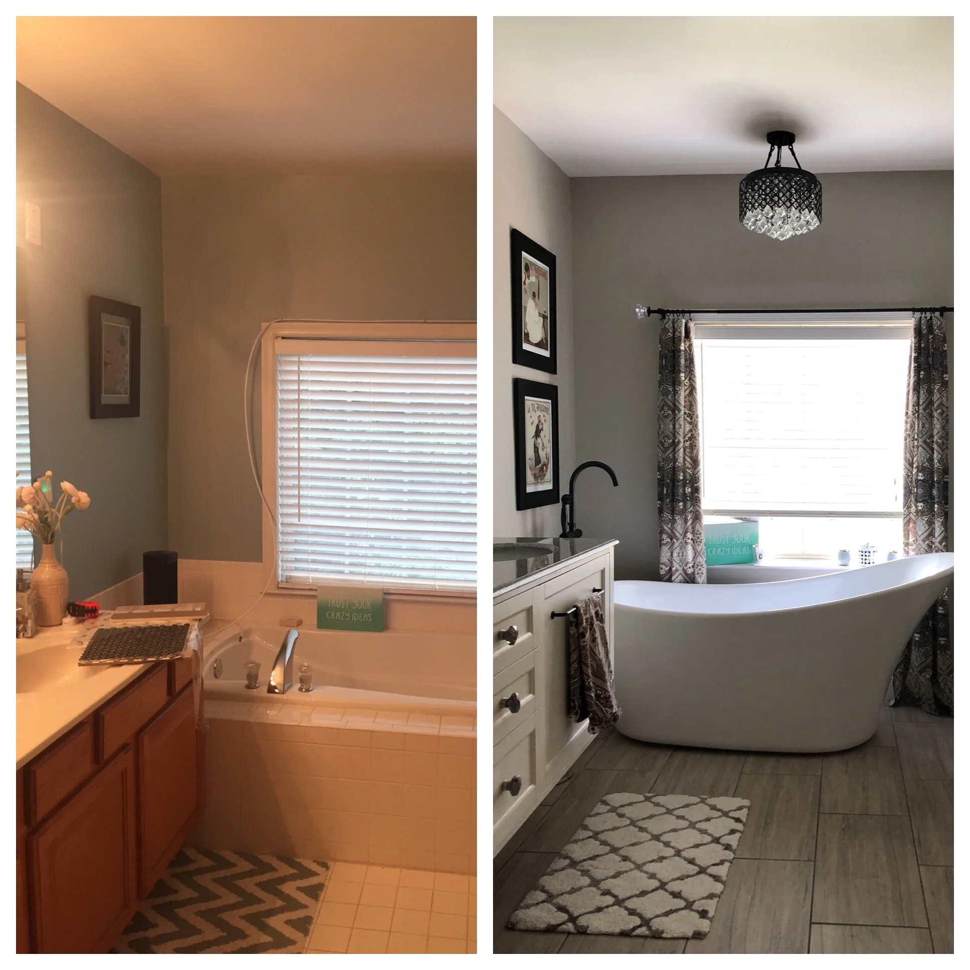 Residential Bath Remodel Before and After