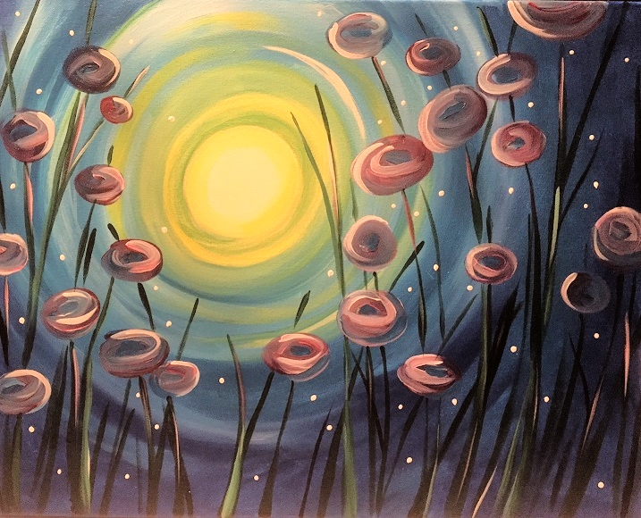 Moonlit Poppies