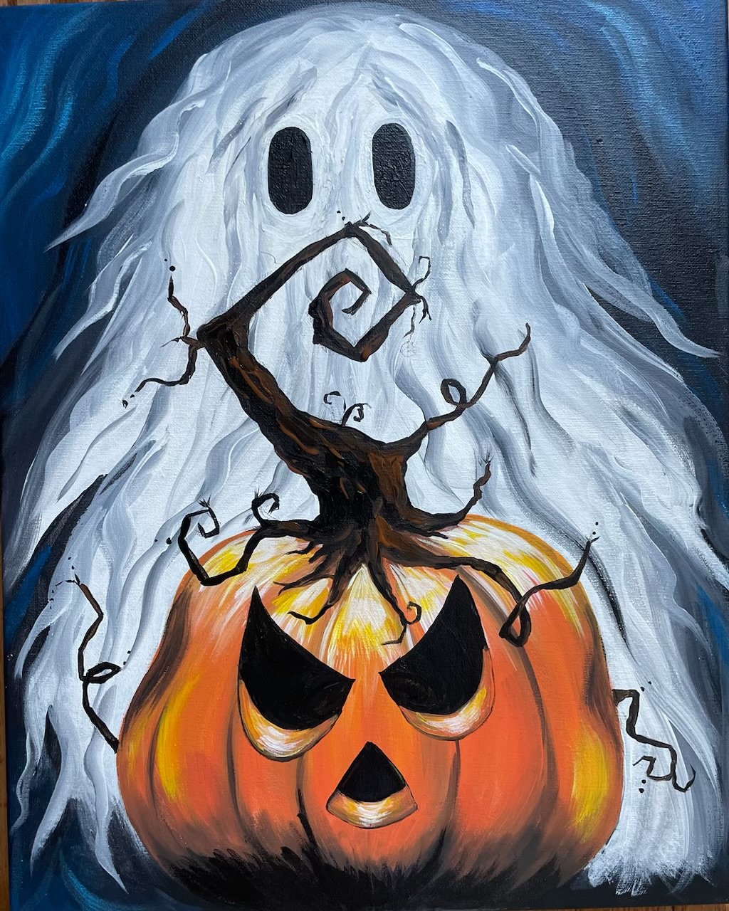 Ghostly Pumpkin