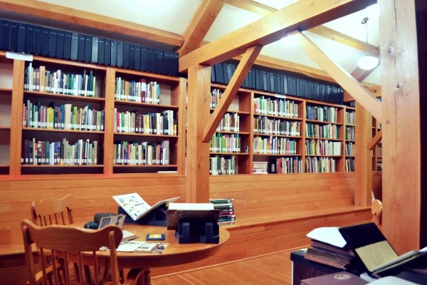 Staff at Seed Savers Exchange often use the library to research varietal histories or growing methods.