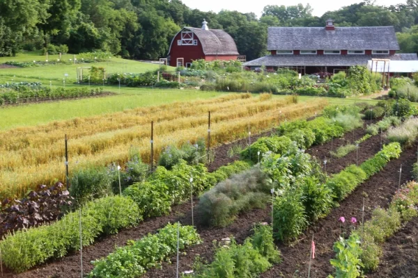 Seed Savers Exchange's Heritage Farm in Decorah, IA - home to the Robert Becker Memorial Library.