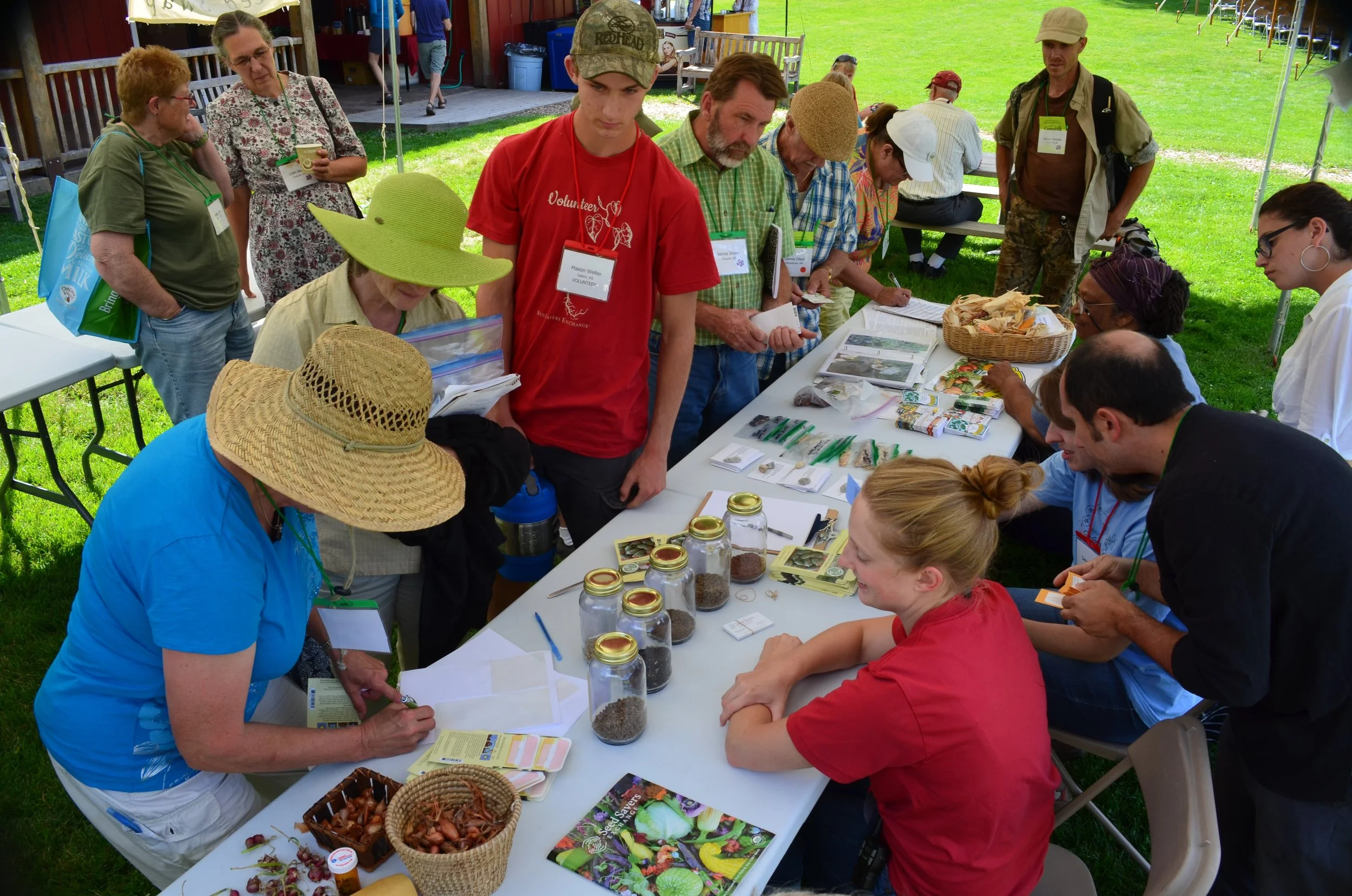 Seed swaps provide opportunities to meet local gardeners, find new seeds, and pick up growing tips. 