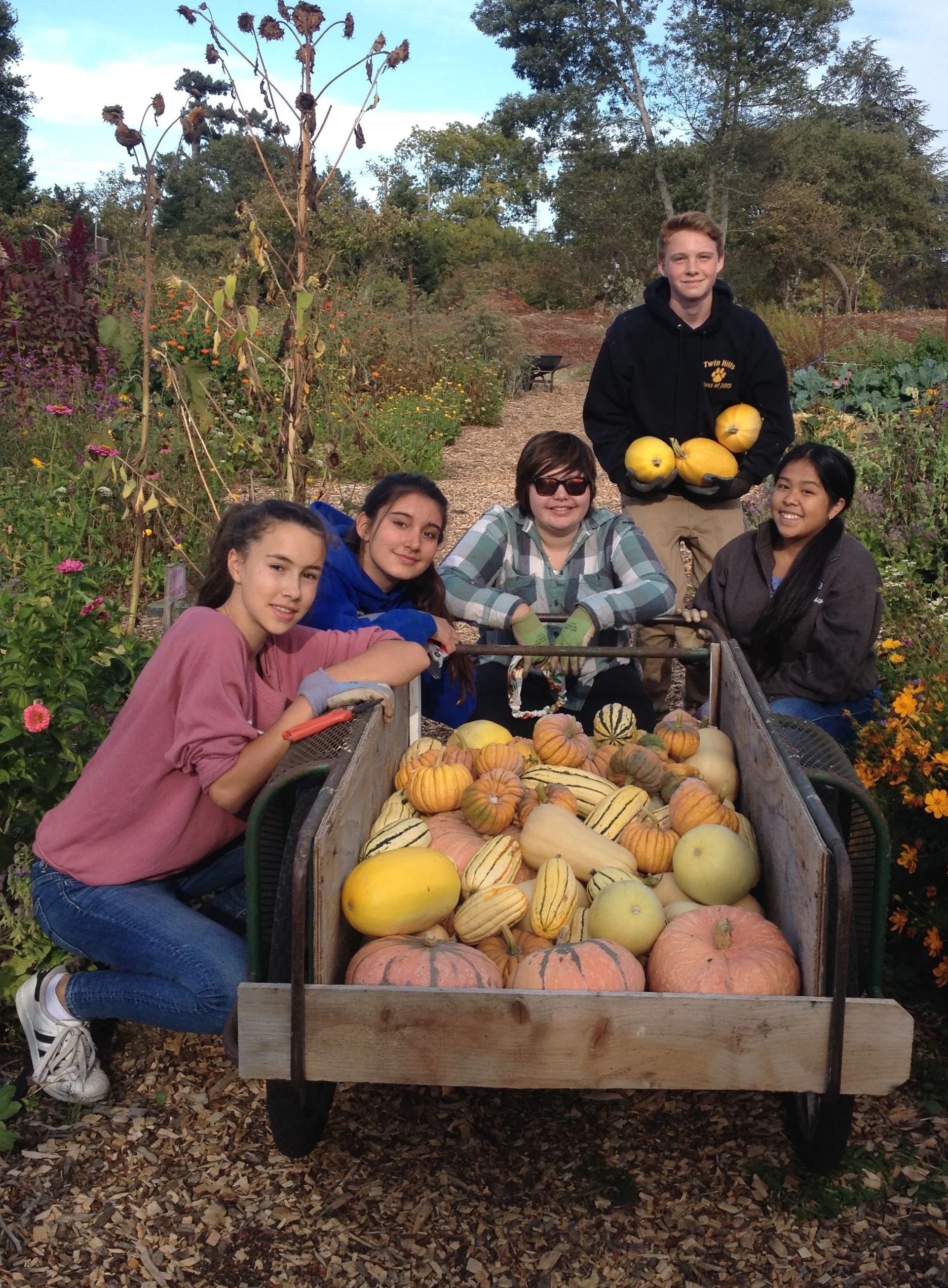 "Every day in the garden I am amazed by the young people I get to work with and REMINDED of how much having a place to engage in helping the community gives to them," says Sara M c Camant of her work with the Ceres Community Project. 